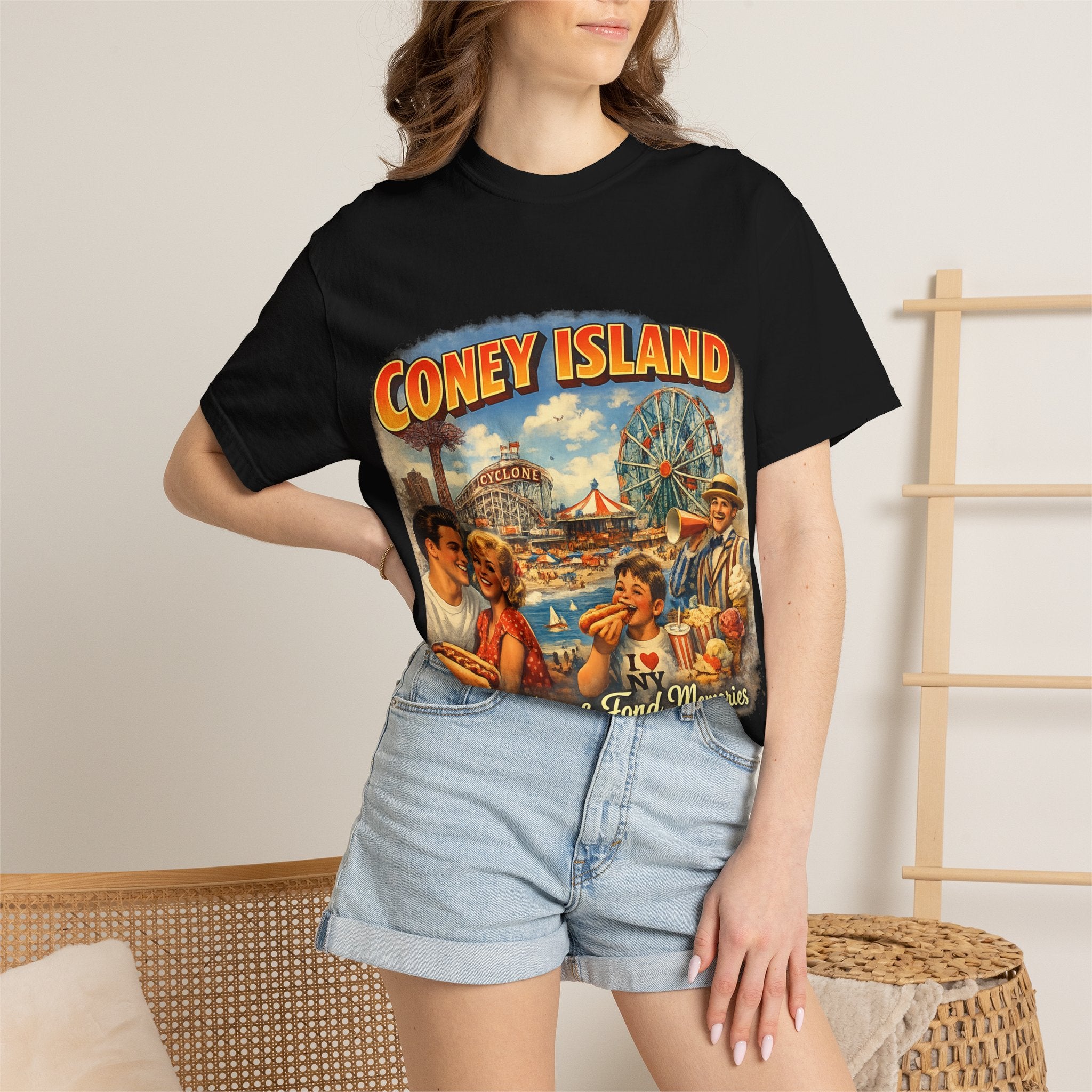 Coney Island Retro Graphic T-Shirt — "Good Times & Fond Memories"