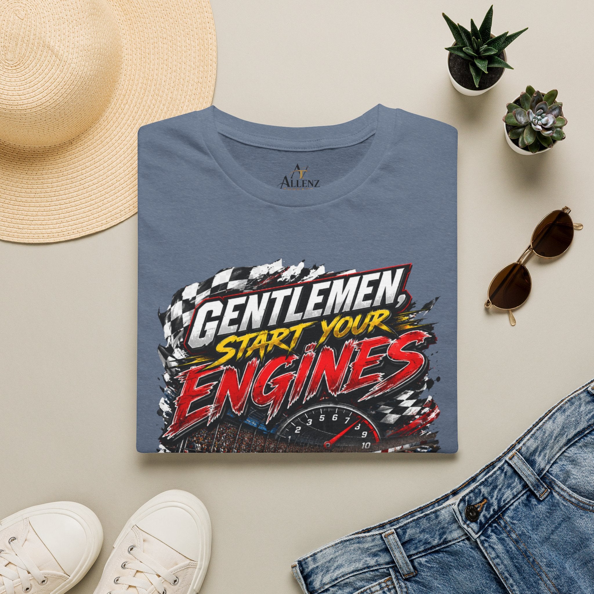 Start Your Engines Racing Unisex Softstyle T-Shirt