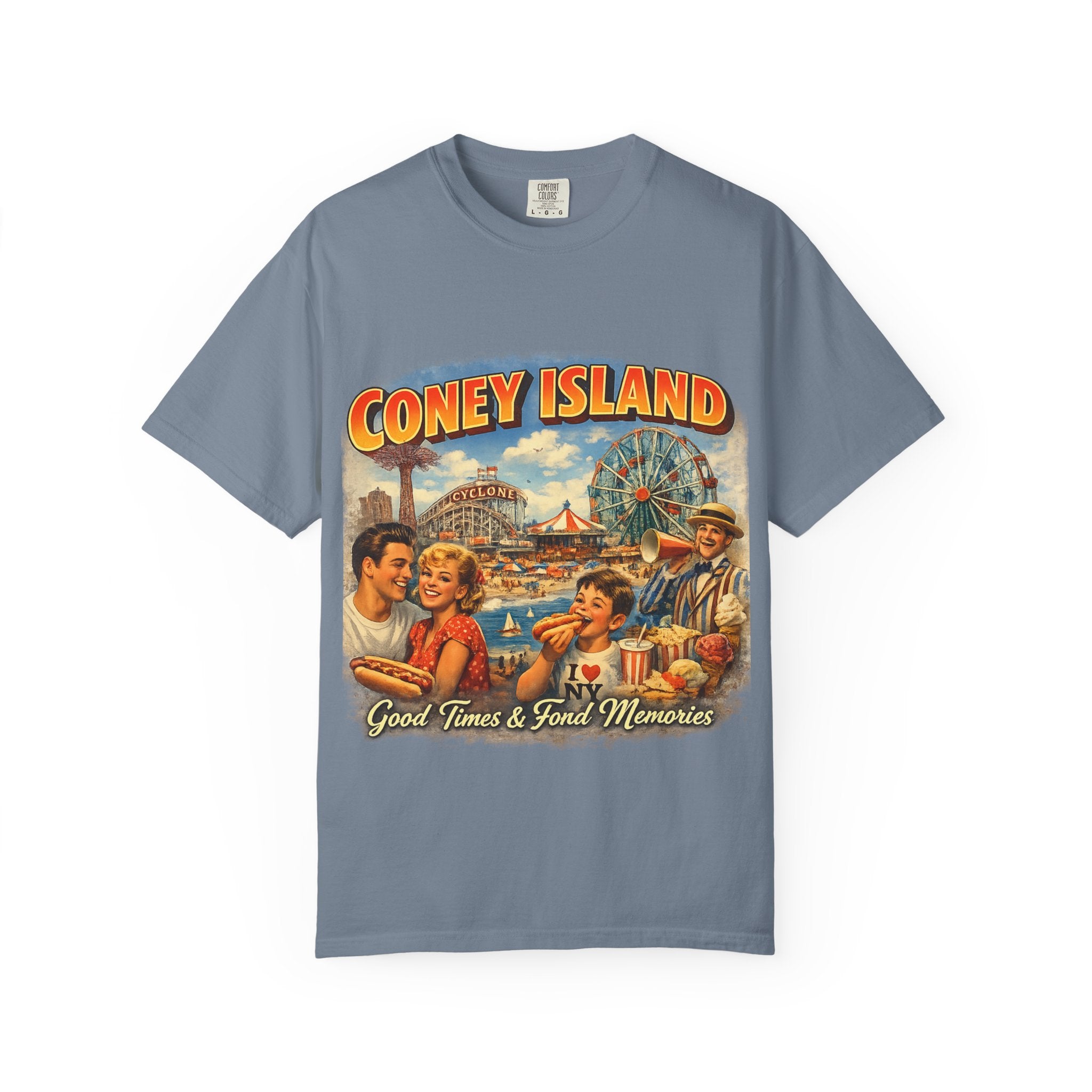 Coney Island Retro Graphic T-Shirt — "Good Times & Fond Memories"