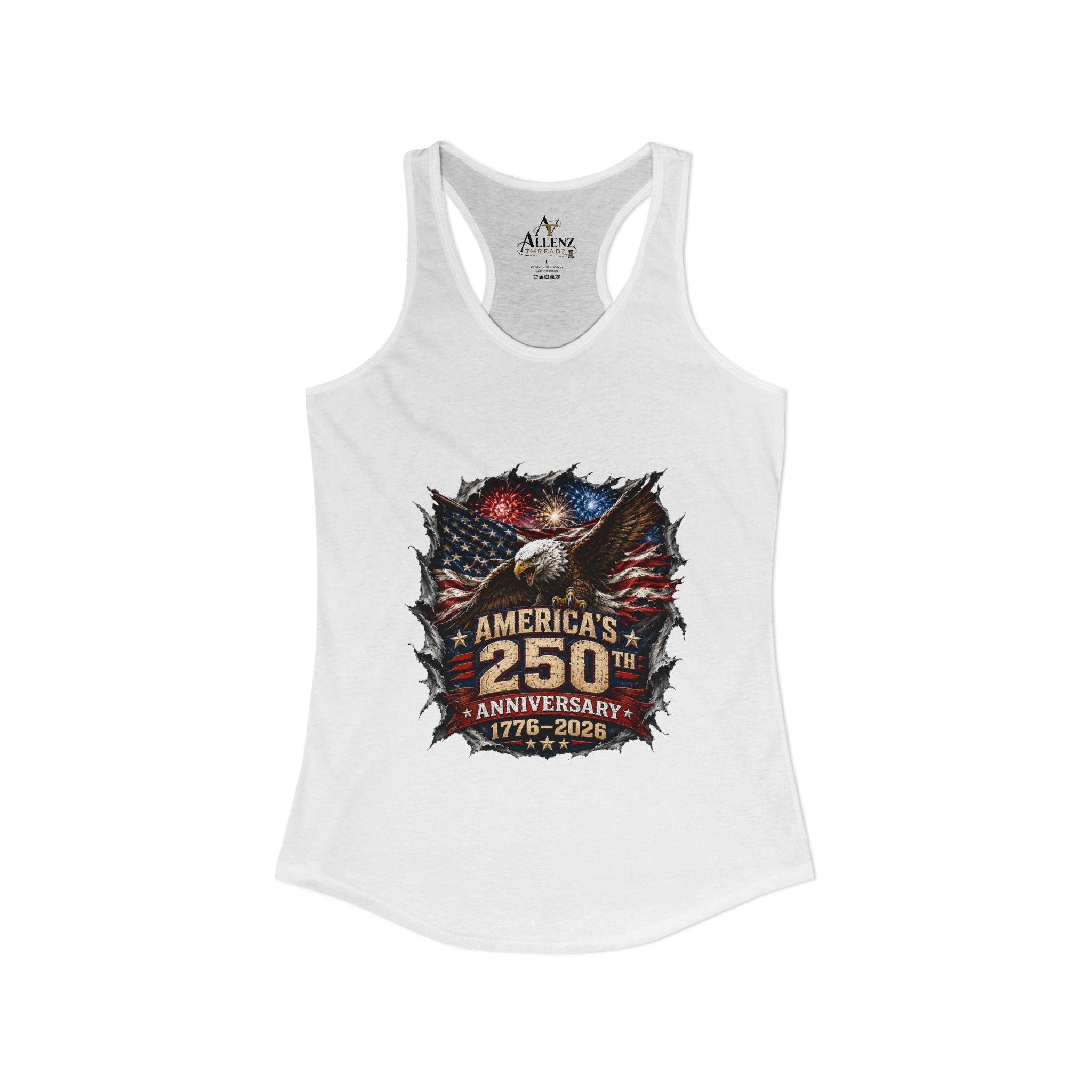 Americas 250th Anniversary Women's Ideal Racerback Tank