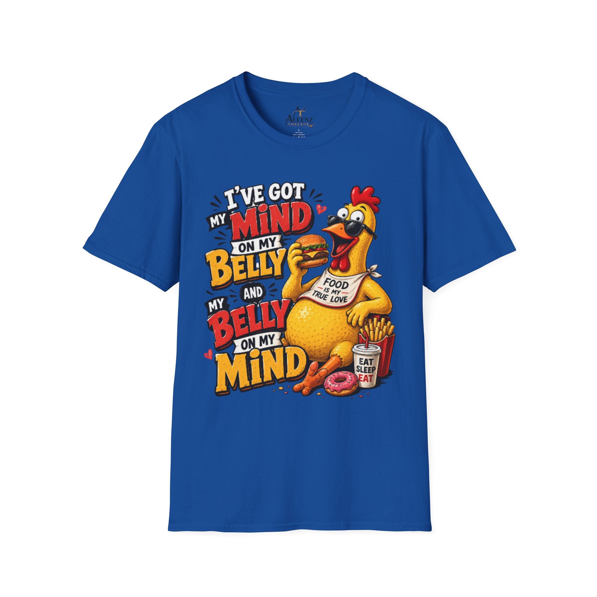 I've Got my Mind on My Belly Unisex Softstyle T-Shirt