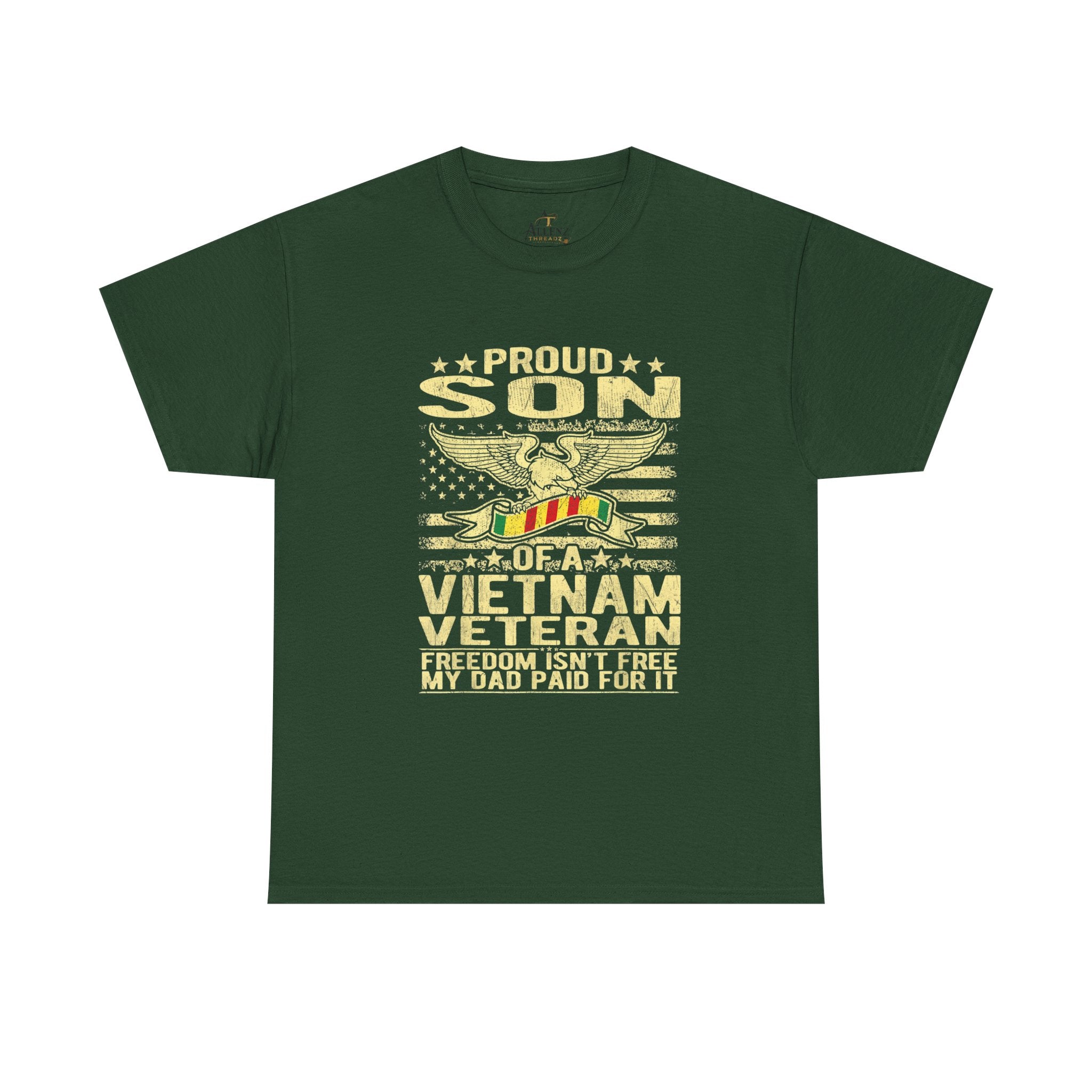 Unisex Heavy Cotton Tee  Proud Son of a Vietnam Veteran