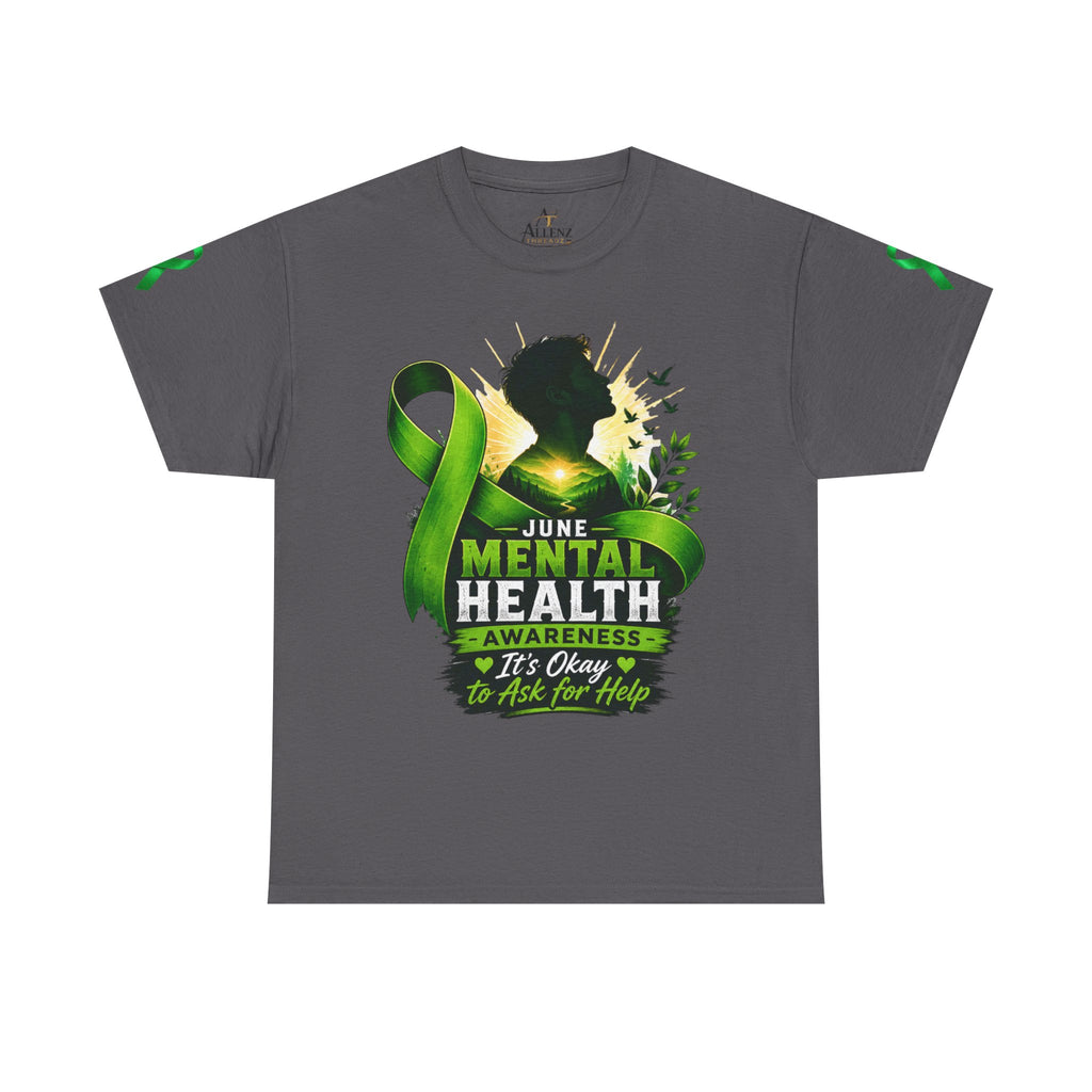 Men's Mental Health Awareness Unisex Heavy Cotton Tee
