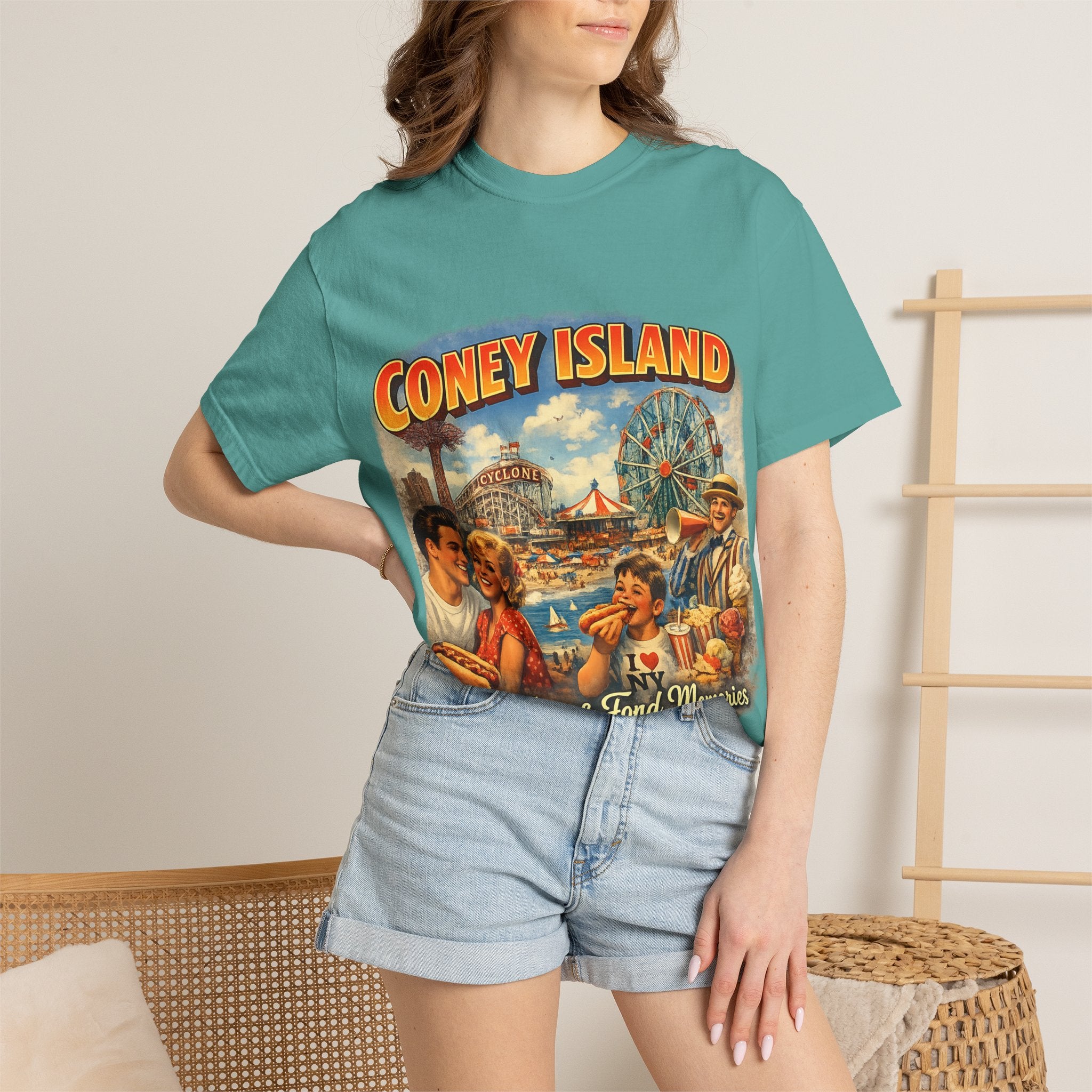 Coney Island Retro Graphic T-Shirt — "Good Times & Fond Memories"