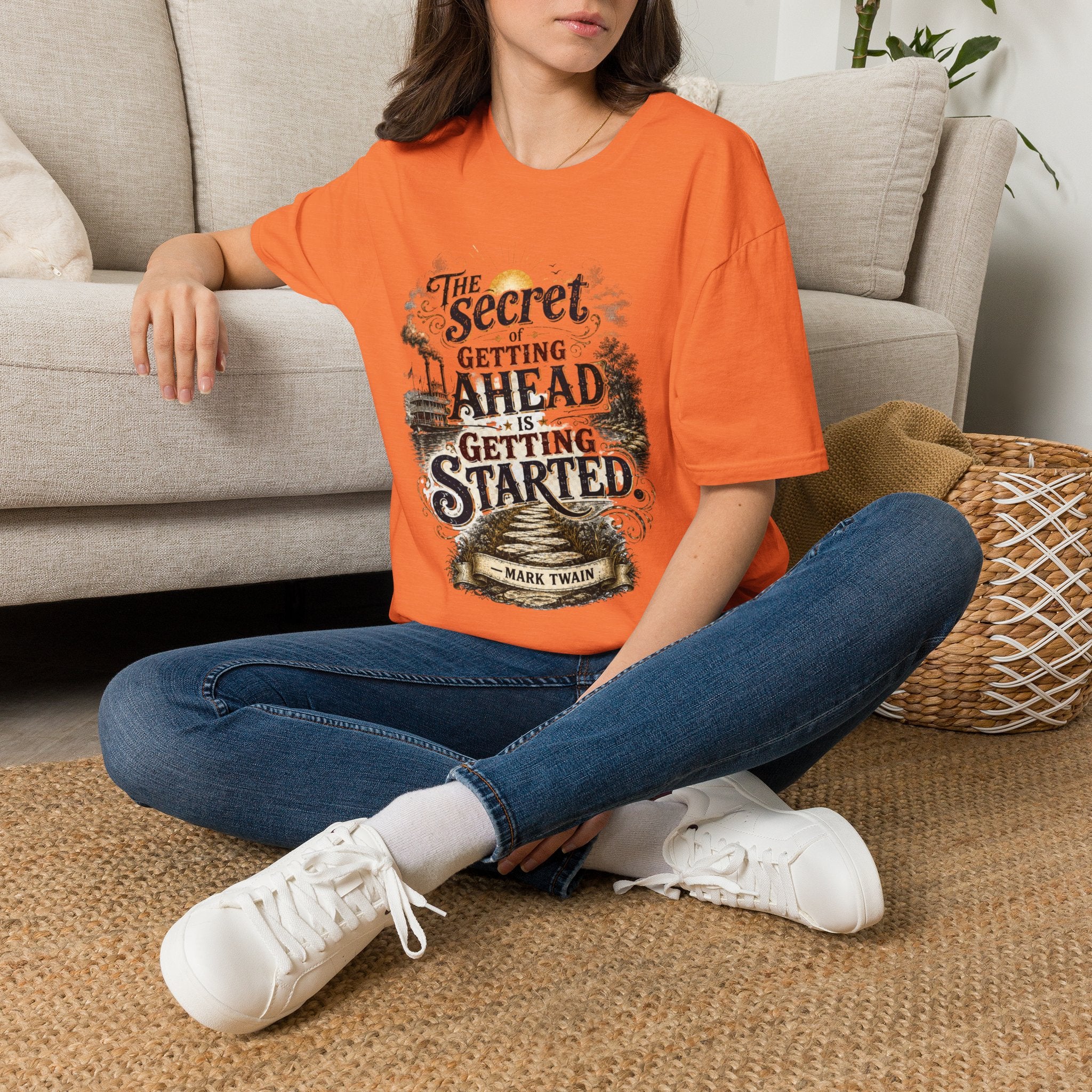 The Secret to Getting Ahead Unisex Softstyle T-Shirt