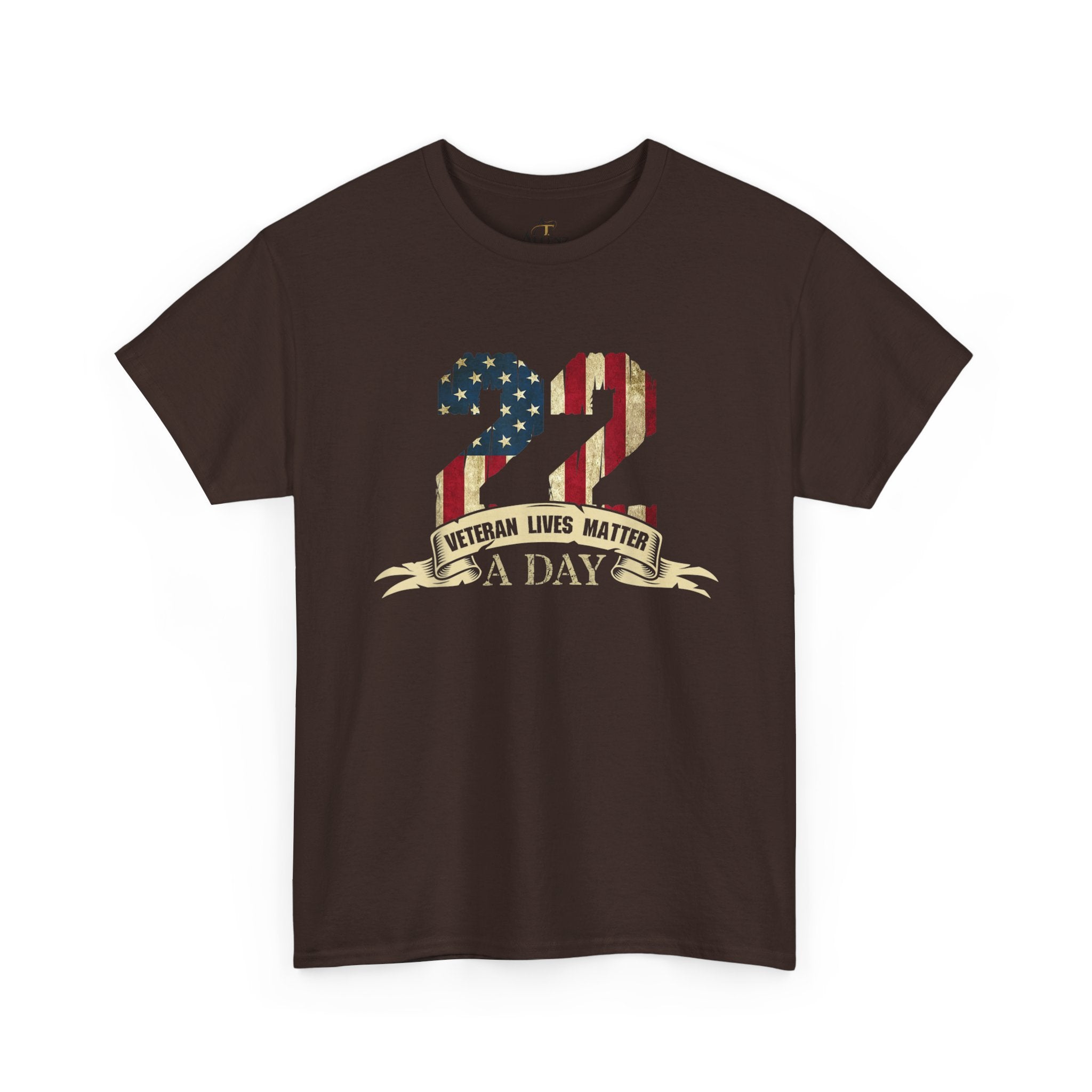 Unisex Heavy Cotton Tee 22 A Day – Veteran Lives Matter
