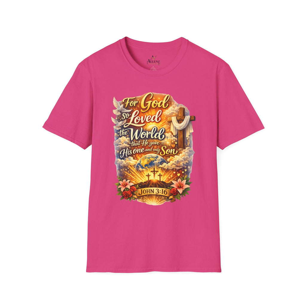 For God So Loved The World Unisex Softstyle T-Shirt