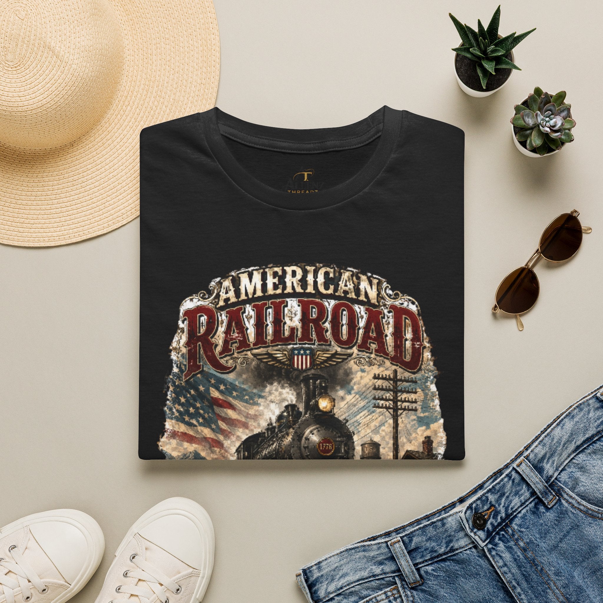 American Railroad Unisex Softstyle T-Shirt