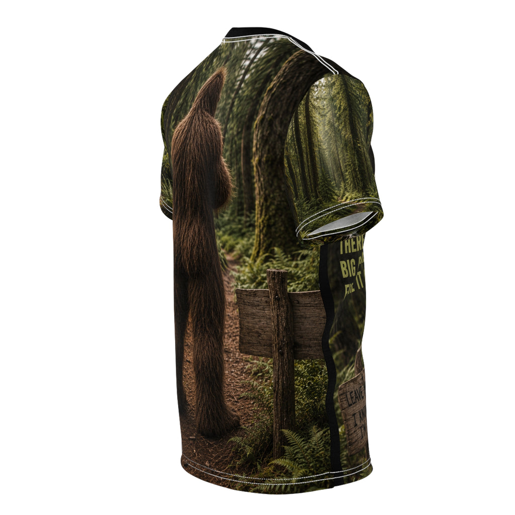 Unisex Cut & Sew Tee (AOP)  Grumpy Sasquatch