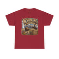 Unisex Heavy Cotton Tee🤠🏔️ Wyoming – The Cowboy State 🦬🌄