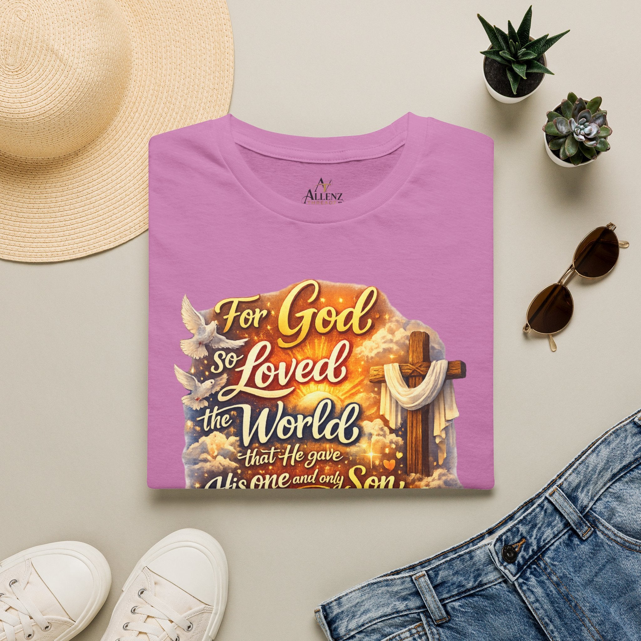 For God So Loved The World Unisex Softstyle T-Shirt