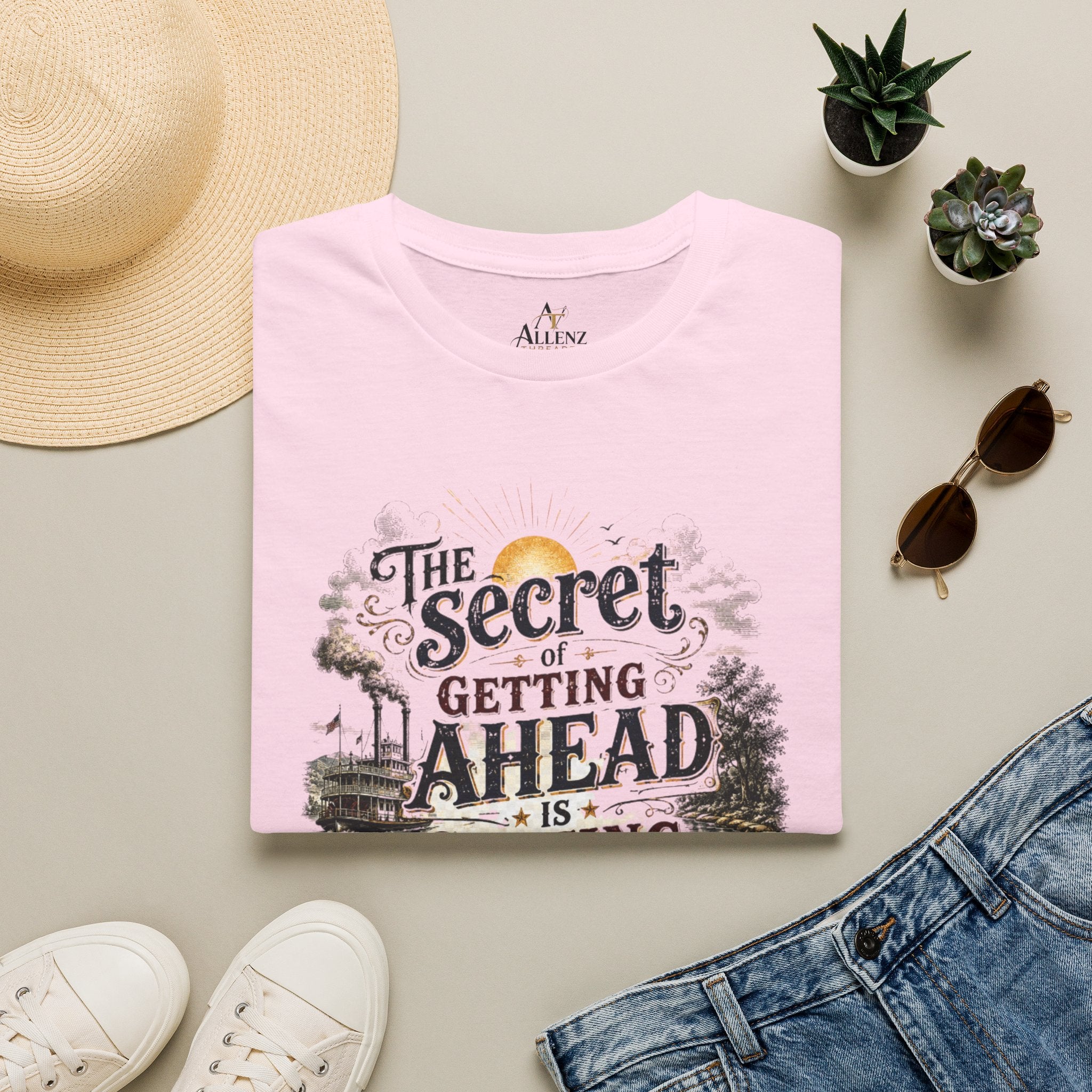 The Secret to Getting Ahead Unisex Softstyle T-Shirt