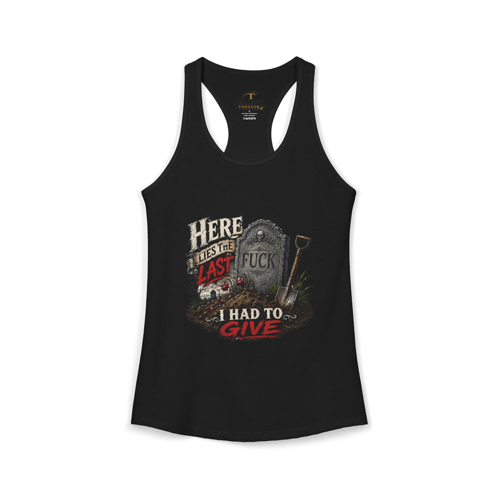 Here Lies Funny Women's Ideal Racerback Tank
