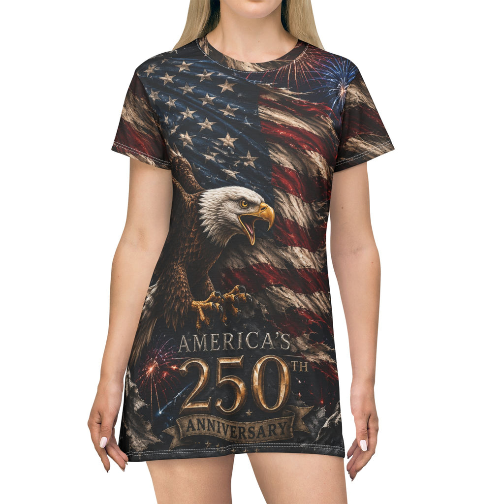 America's 250th Women's T-Shirt Dress (AOP)