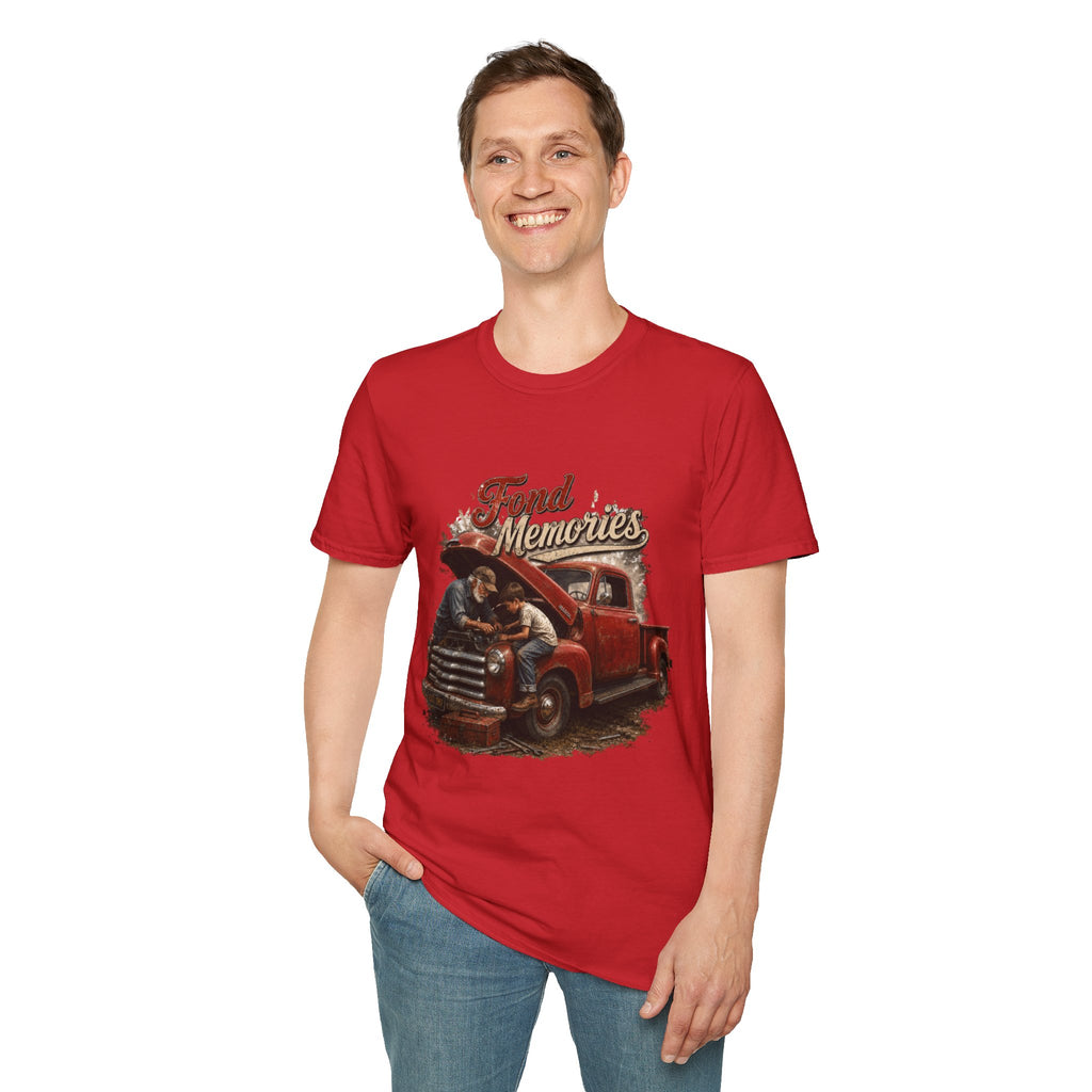 Grandpa and Grandson Memories Unisex Softstyle T-Shirt