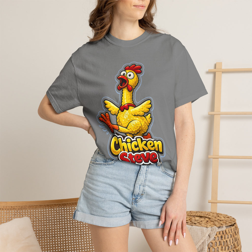 Chicken Steve T-Shirt — Funny Cartoon Chicken Graphic Tee