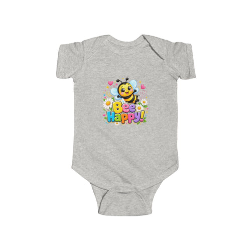 Bee Happy Infant Fine Jersey Bodysuit