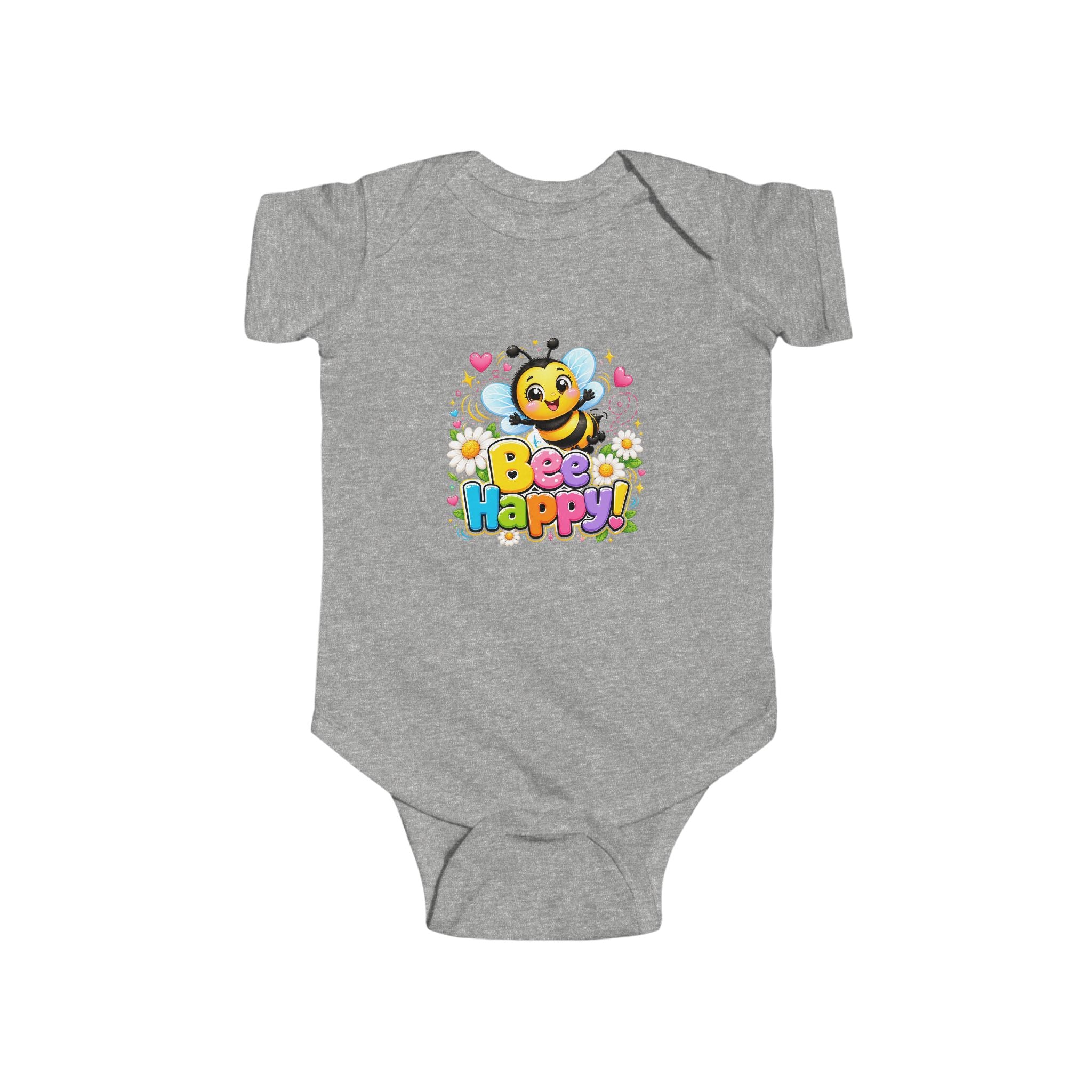 Bee Happy Infant Fine Jersey Bodysuit
