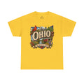 Unisex Heavy Cotton Tee🍂 Ohio – The Heart of the Buckeye State 🌰🌾