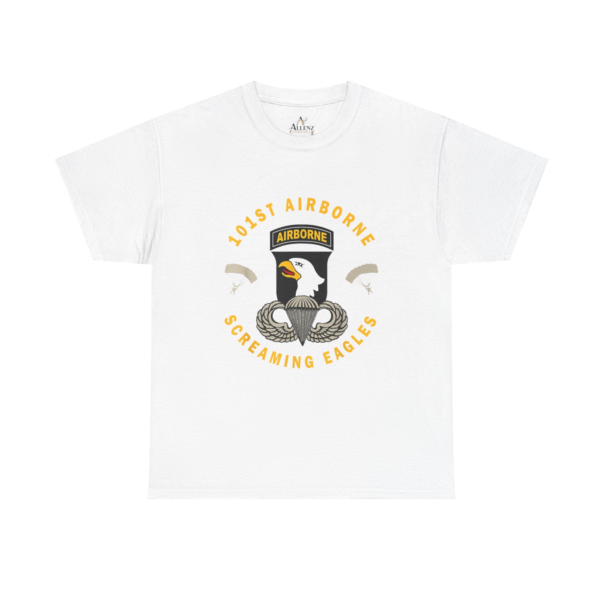 Unisex Heavy Cotton Tee 🦅 101st Airborne “Screaming Eagles” Veteran