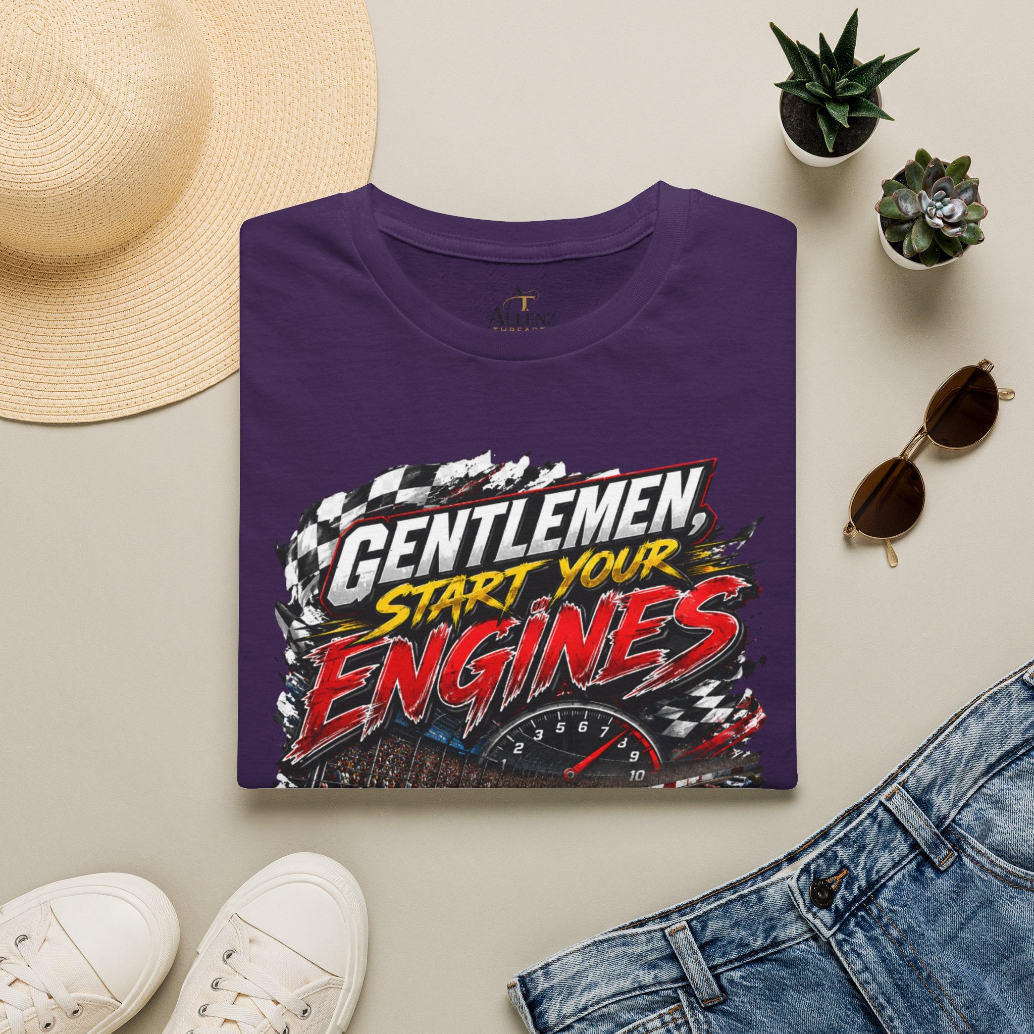 Start Your Engines Racing Unisex Softstyle T-Shirt