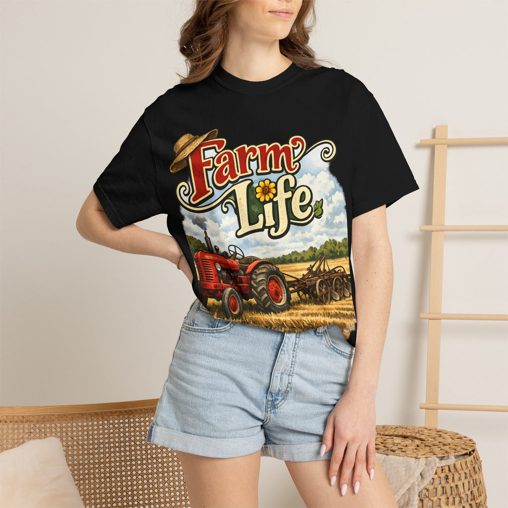 Farm Life T-Shirt — Vintage Tractor Country Graphic Tee
