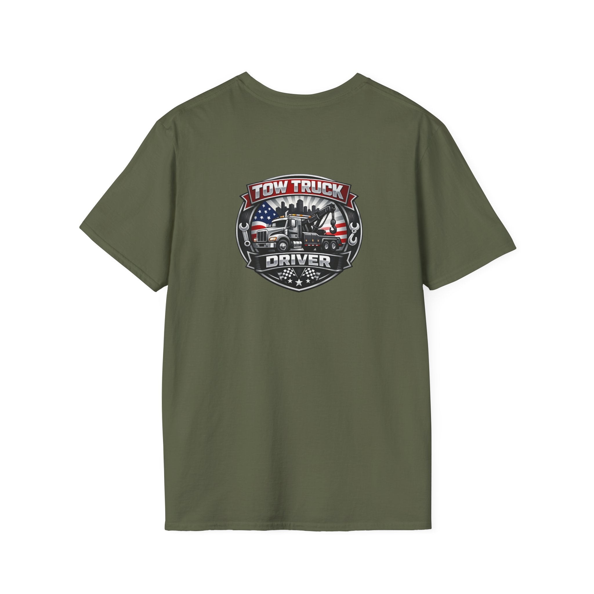 Tow Truck Driver Unisex Softstyle T-Shirt