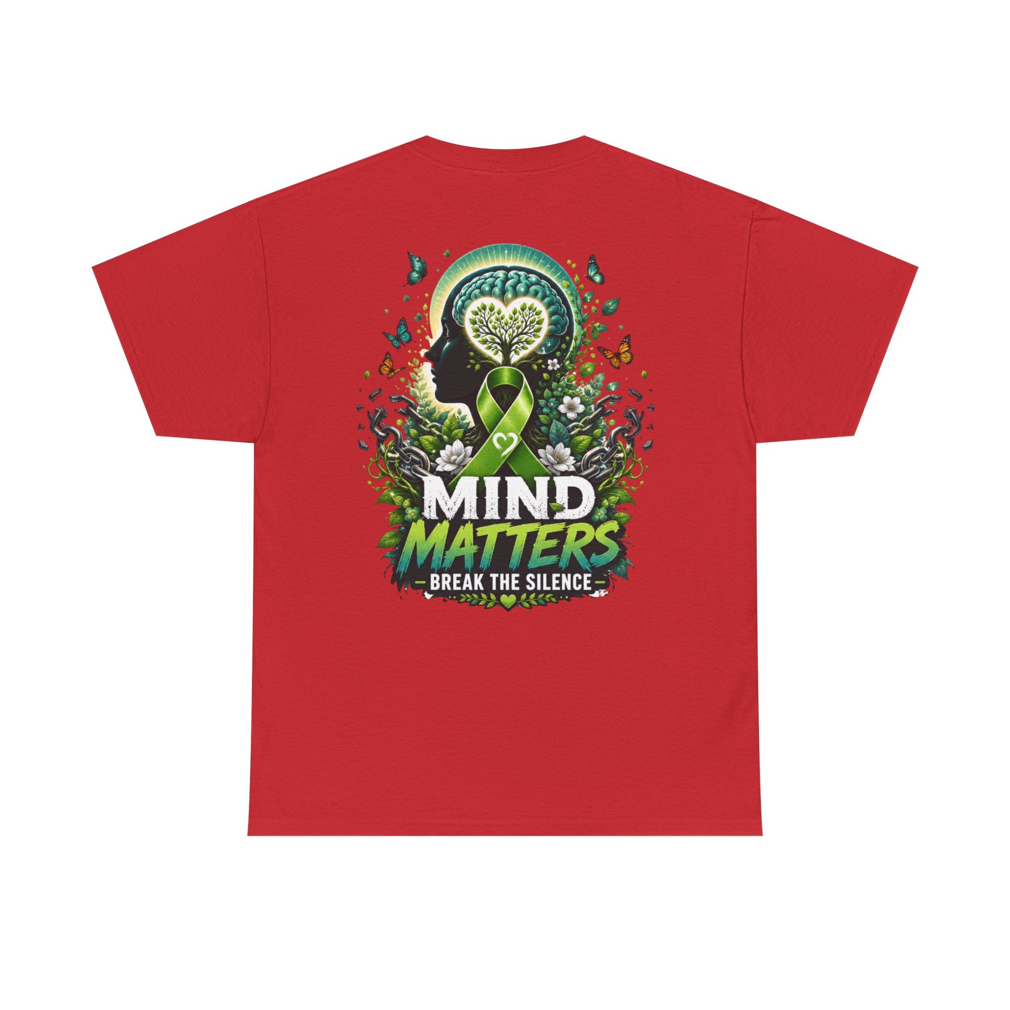 Break the Silence Mental Health Unisex Heavy Cotton Tee