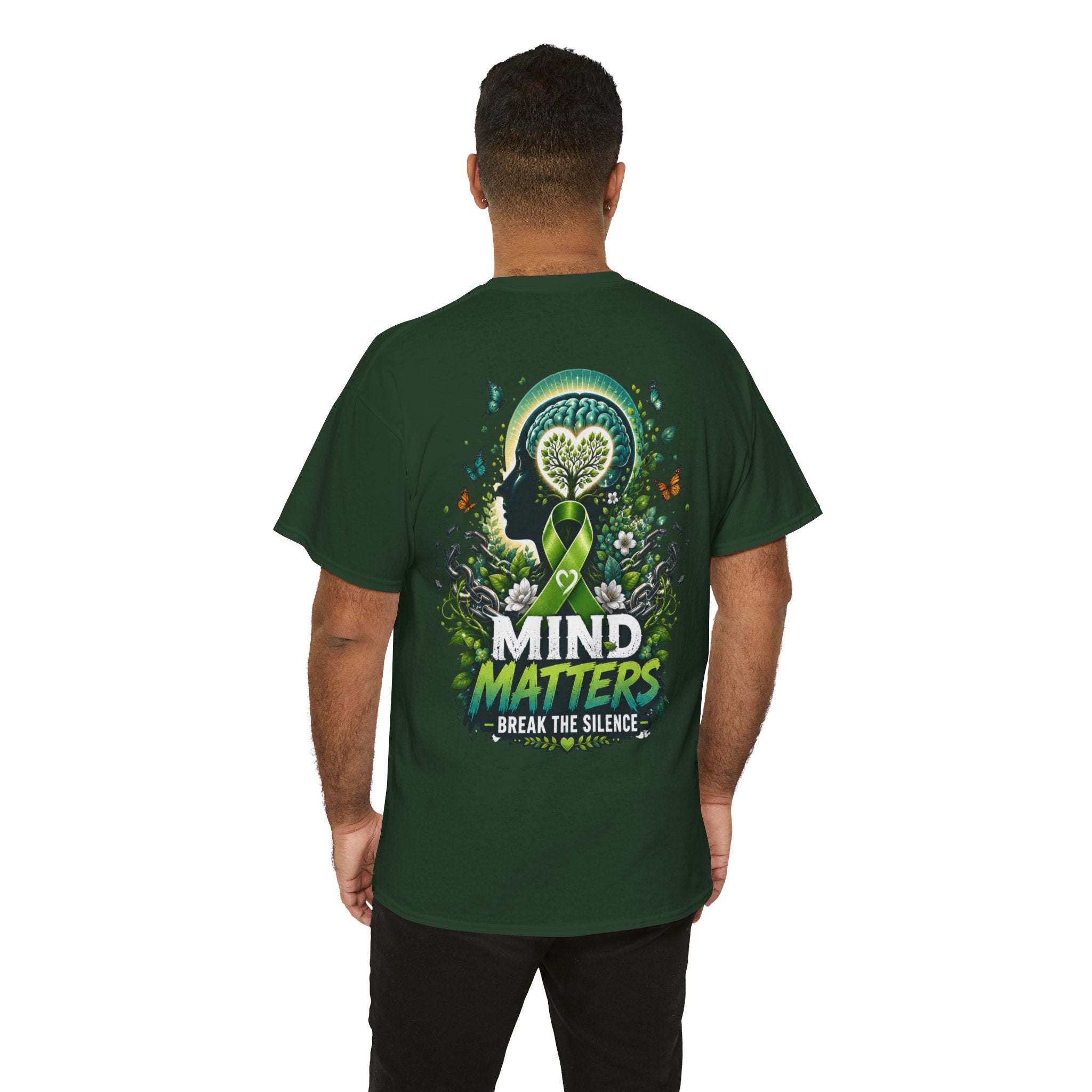 Break the Silence Mental Health Unisex Heavy Cotton Tee