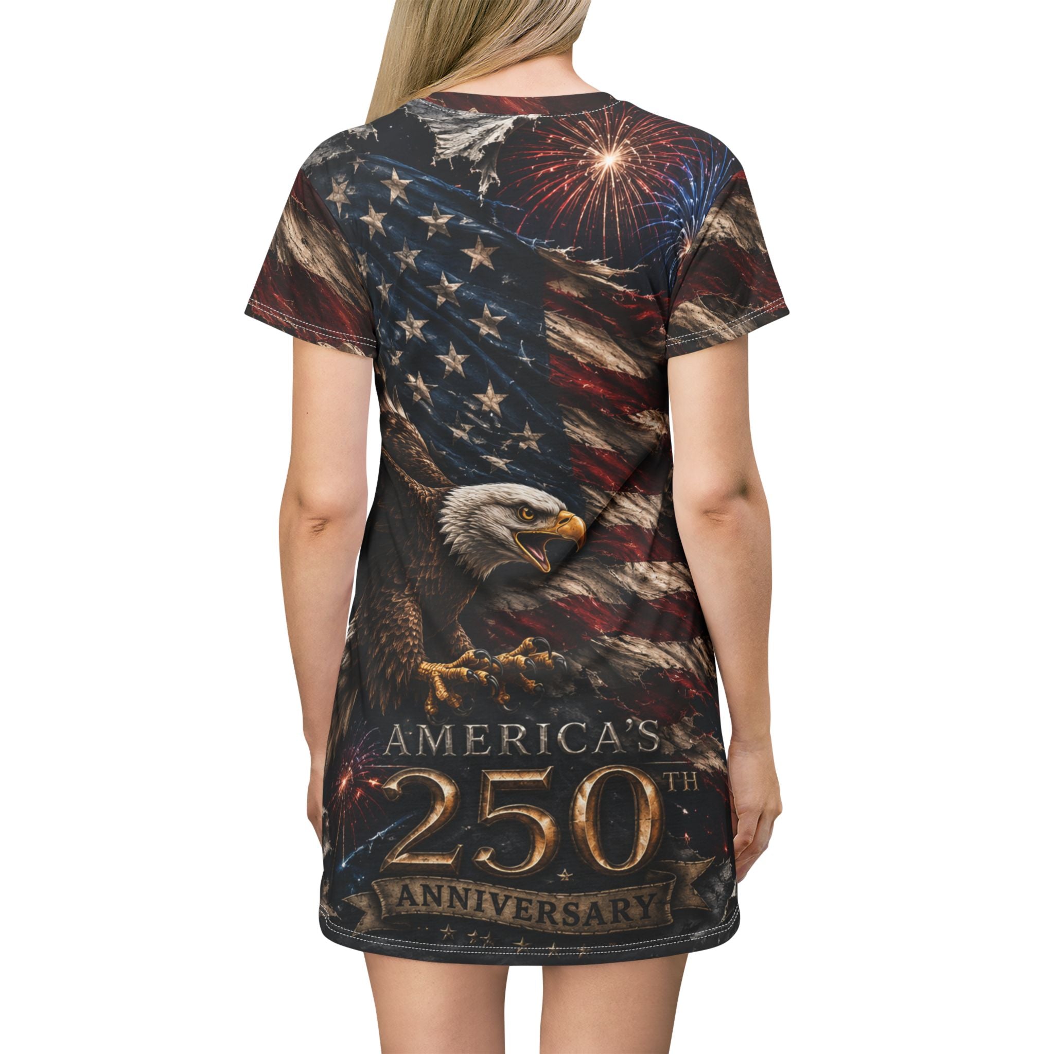 America's 250th Women's T-Shirt Dress (AOP)