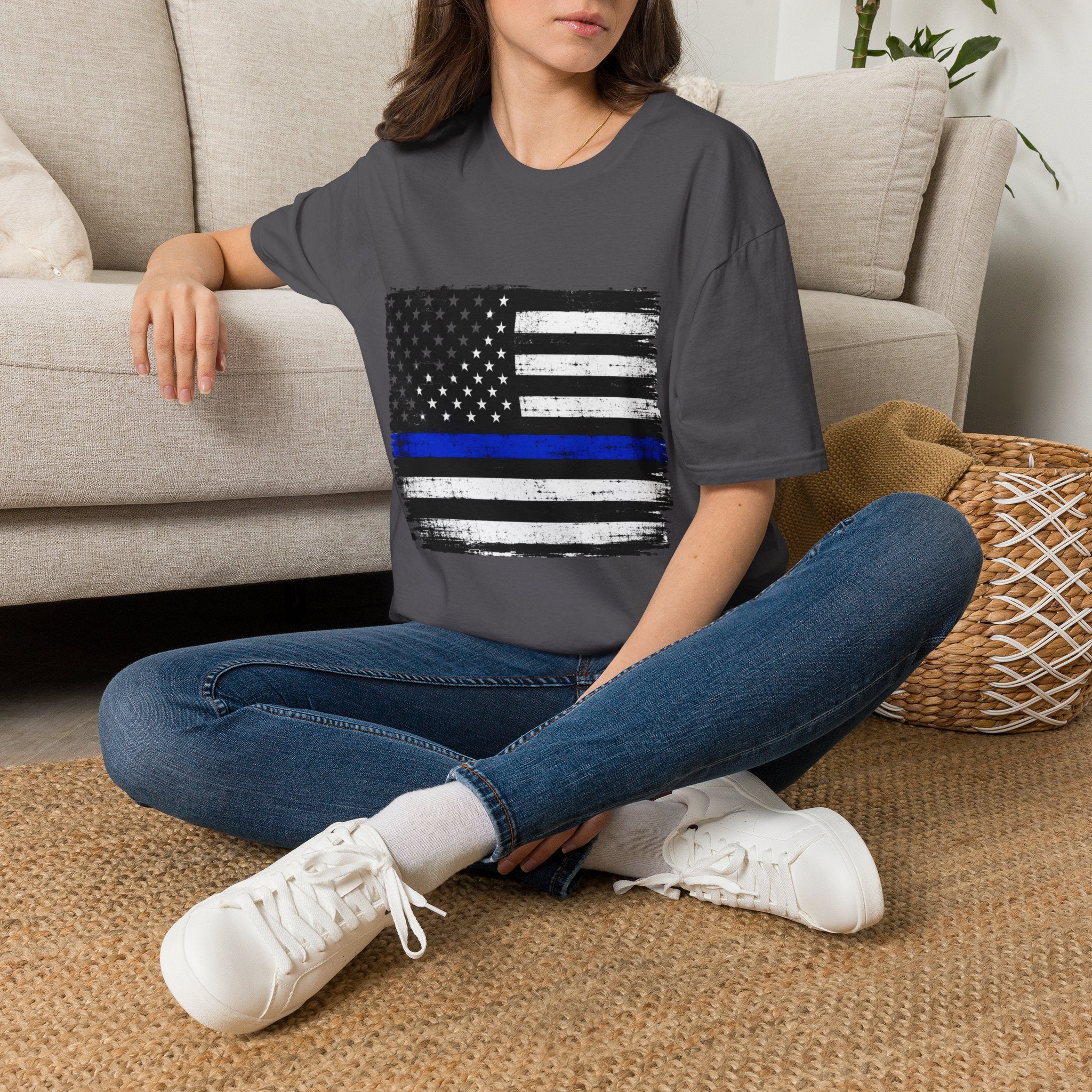 Thin Blue Line Unisex Softstyle T-Shirt