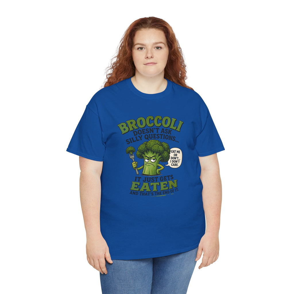 Broccoli head Unisex Heavy Cotton Tee