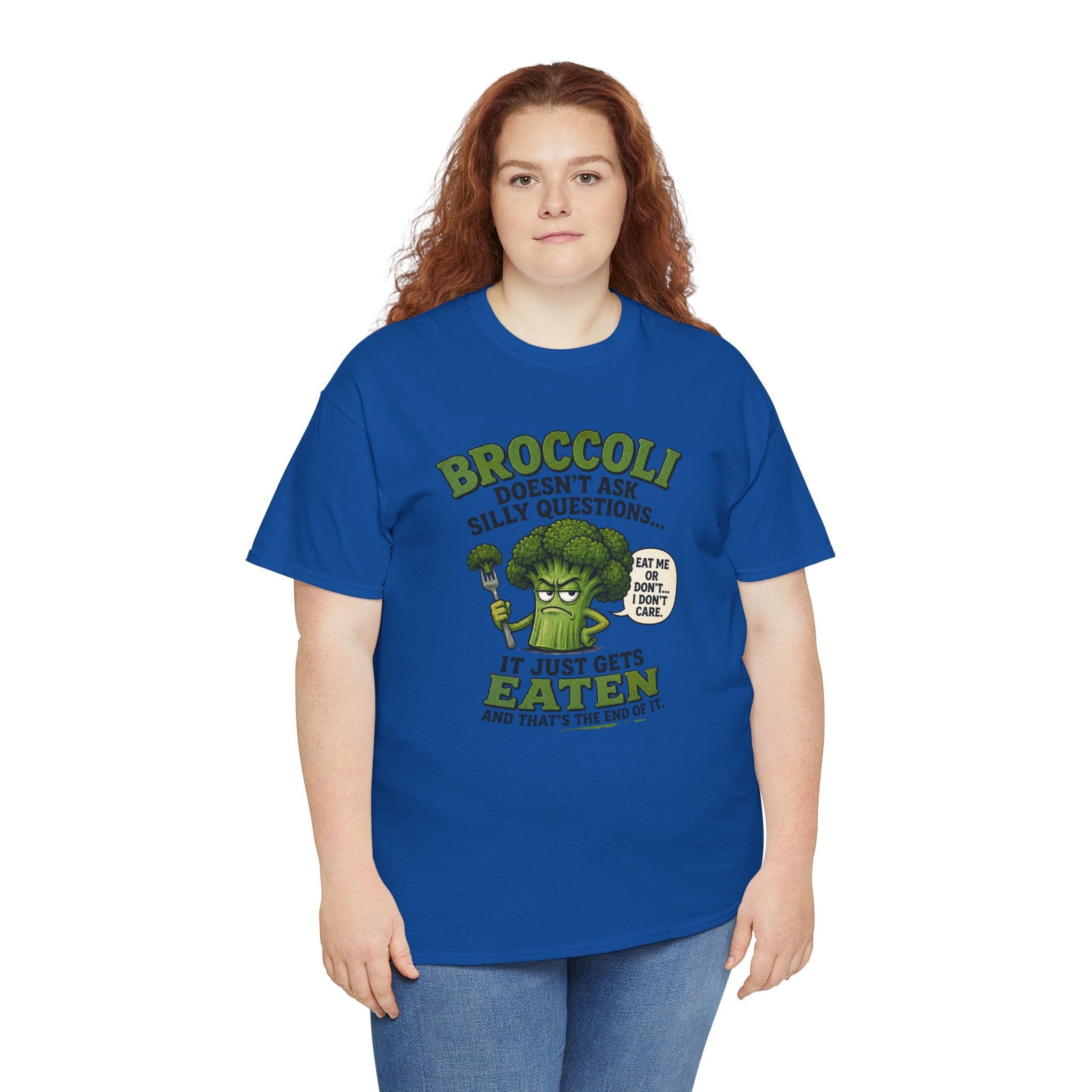 Broccoli head Unisex Heavy Cotton Tee