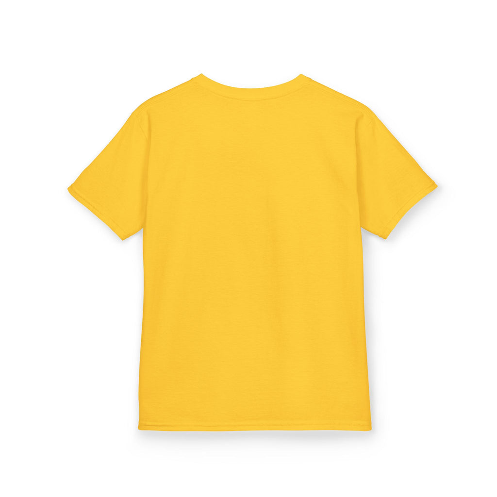 Cute Highland Calf Kids T‑Shirt — Floral Crown, Butterflies & Sunshine Tee