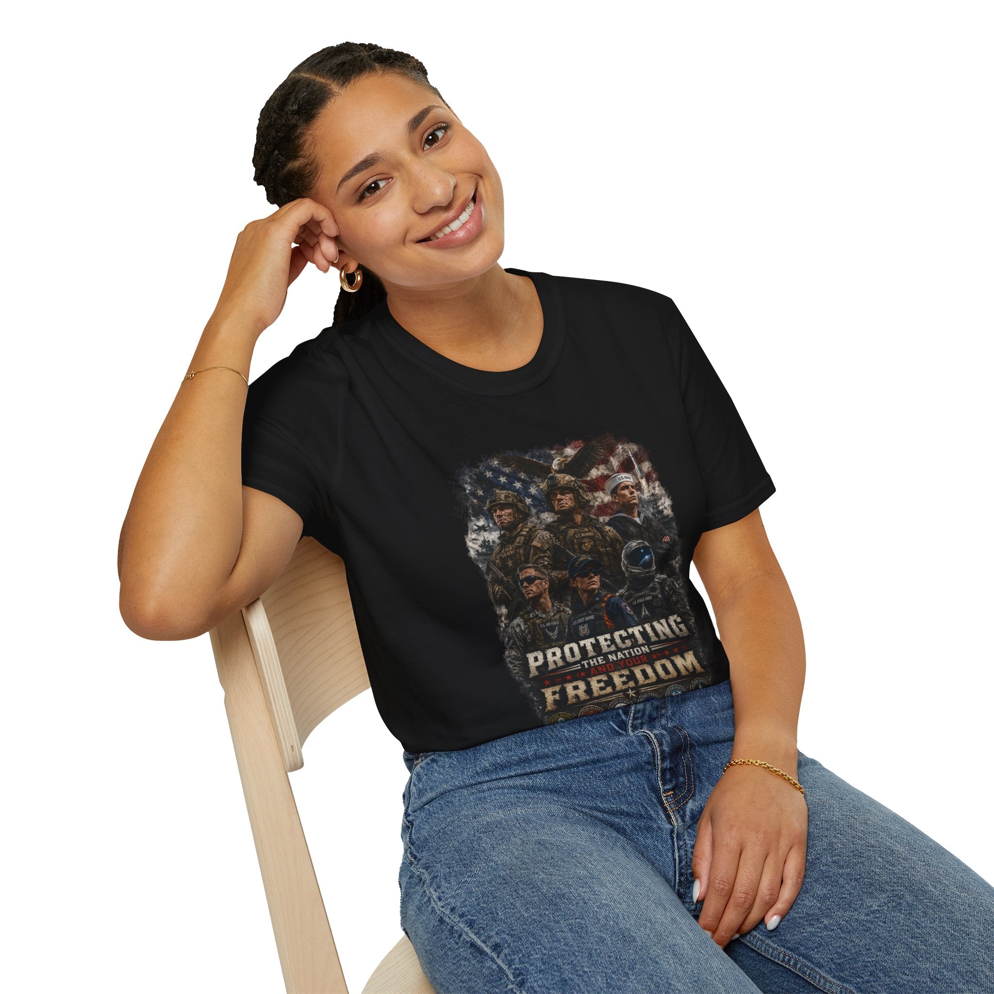 Protecting the Nation Unisex Softstyle T-Shirt