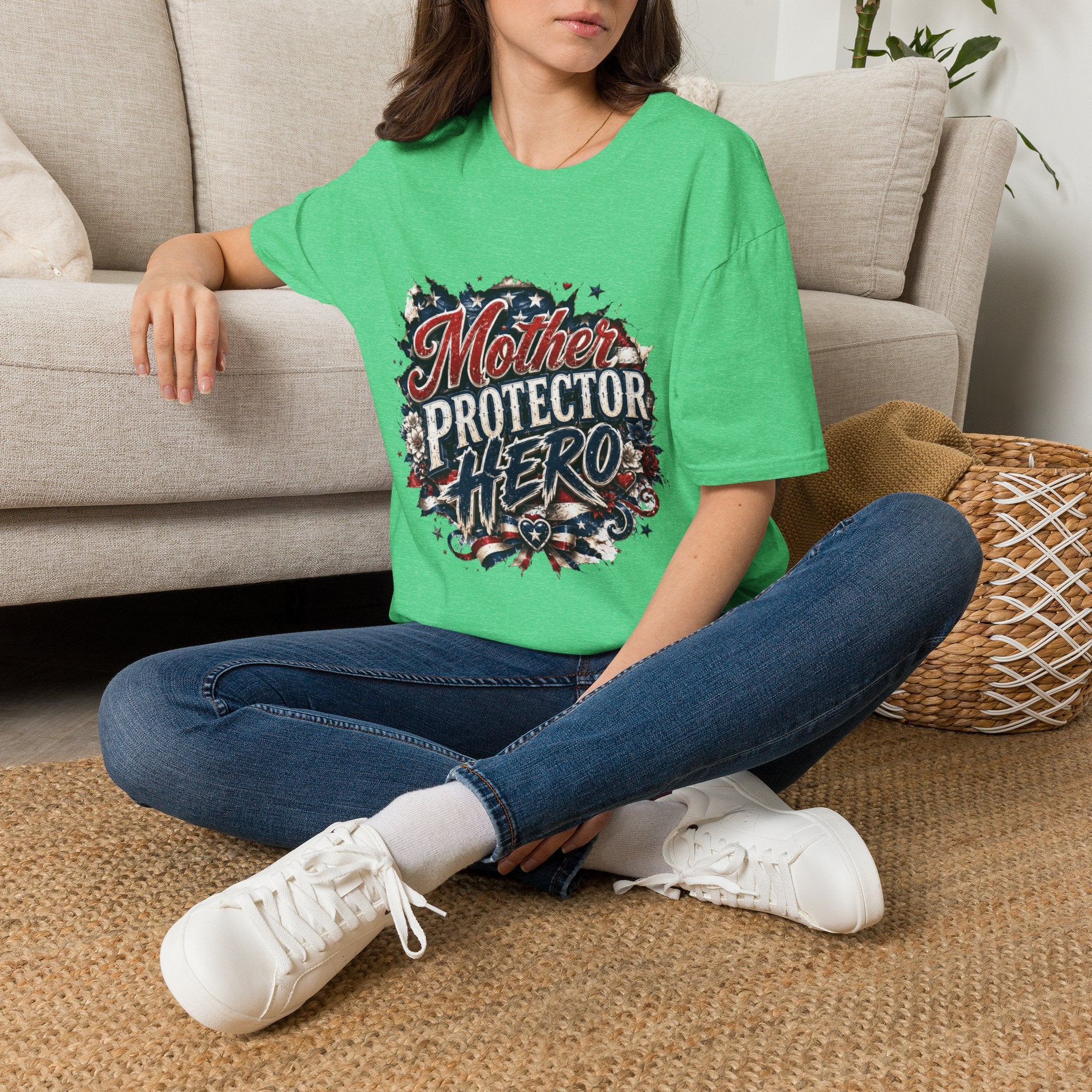 Mother Protector Hero Unisex Softstyle T-Shirt