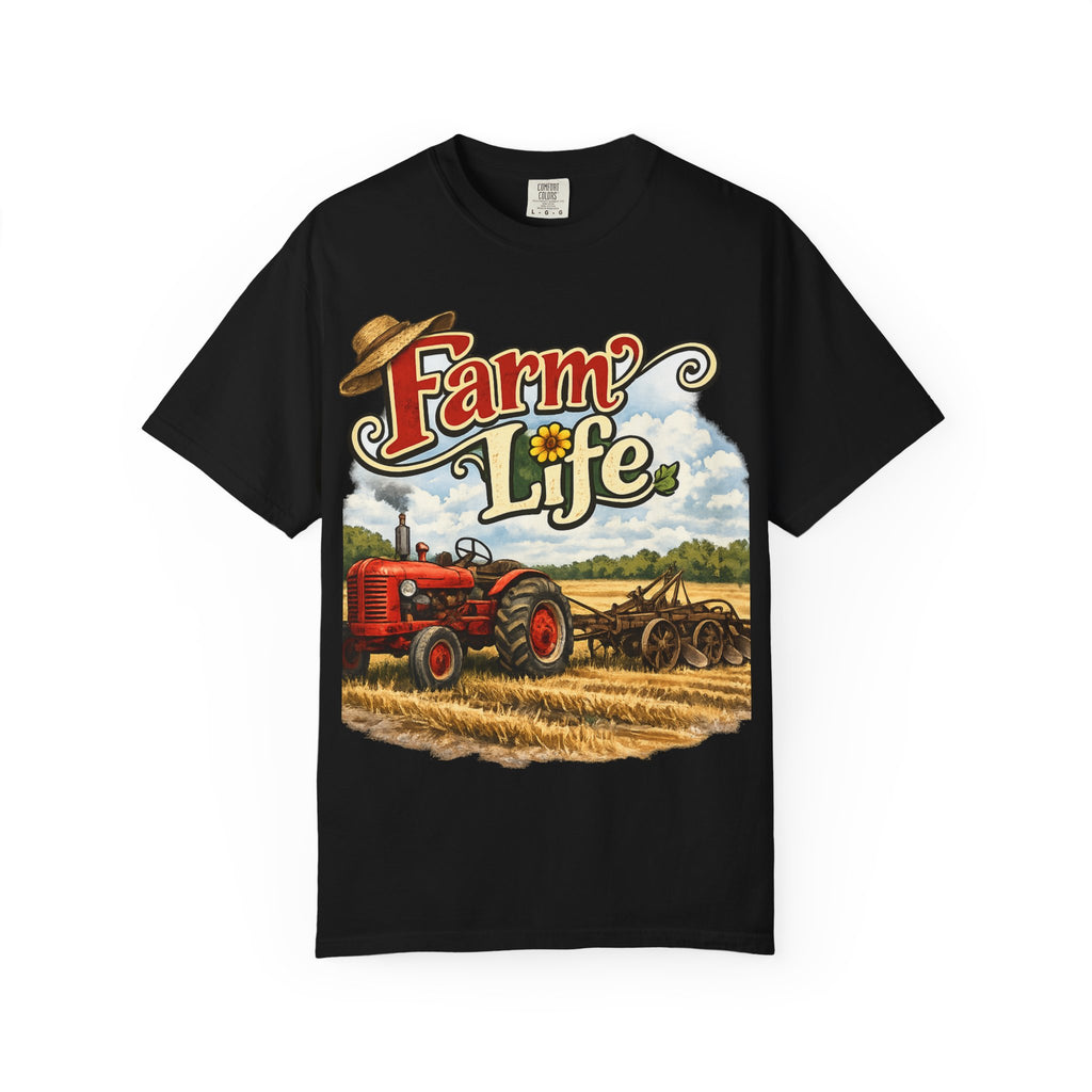 Farm Life T-Shirt — Vintage Tractor Country Graphic Tee