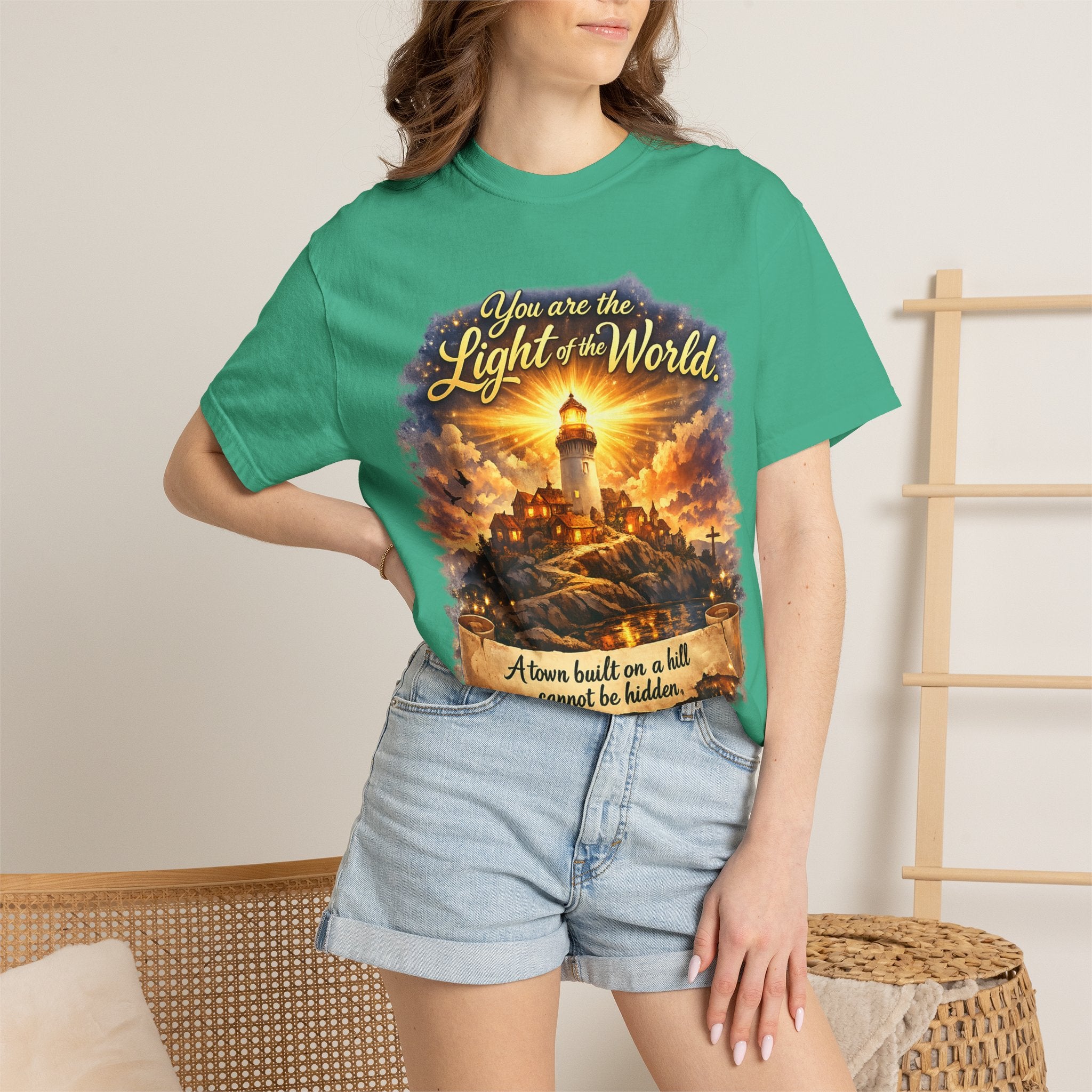 You Are the Light of the World T-Shirt — Lighthouse Faith Graphic Tee