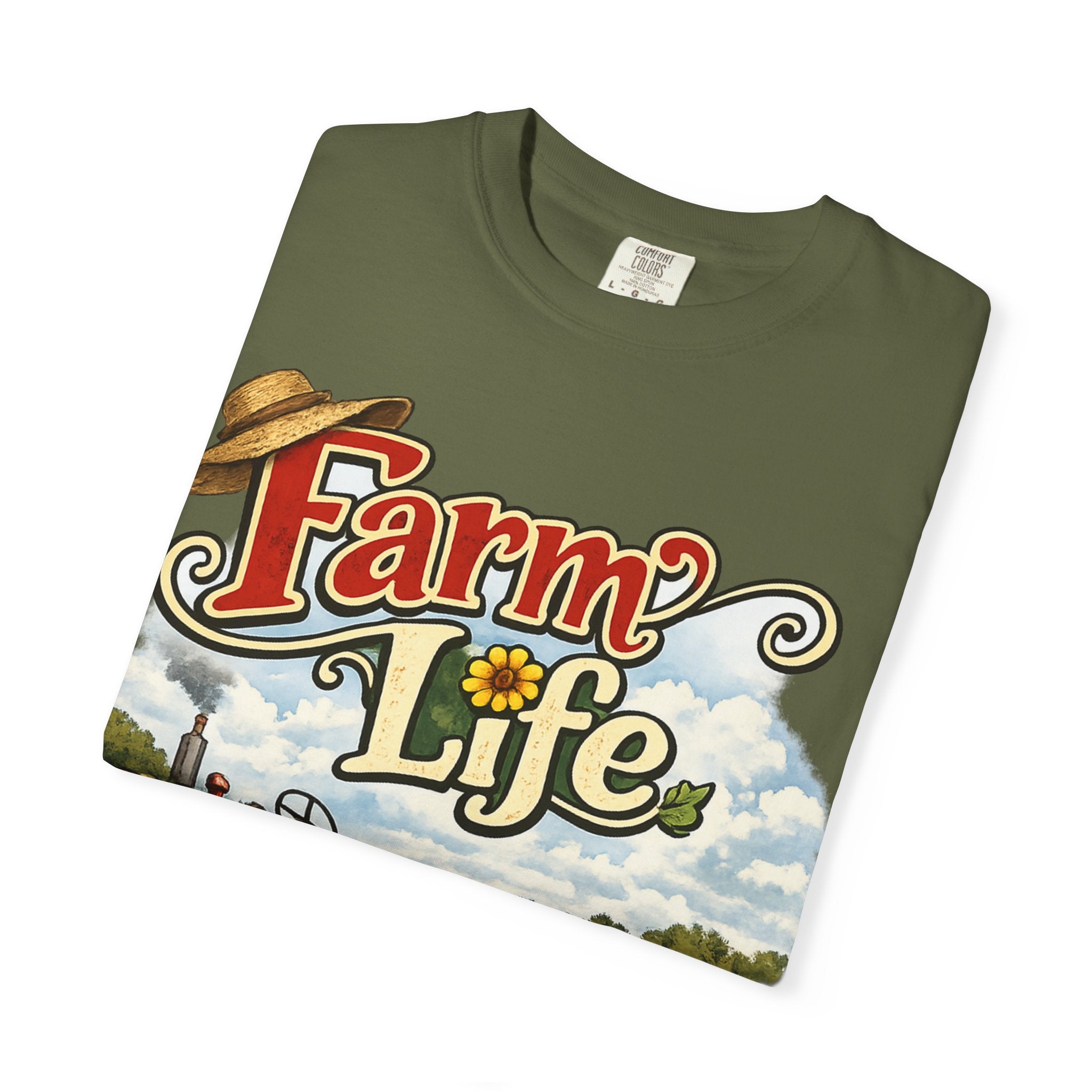 Farm Life T-Shirt — Vintage Tractor Country Graphic Tee