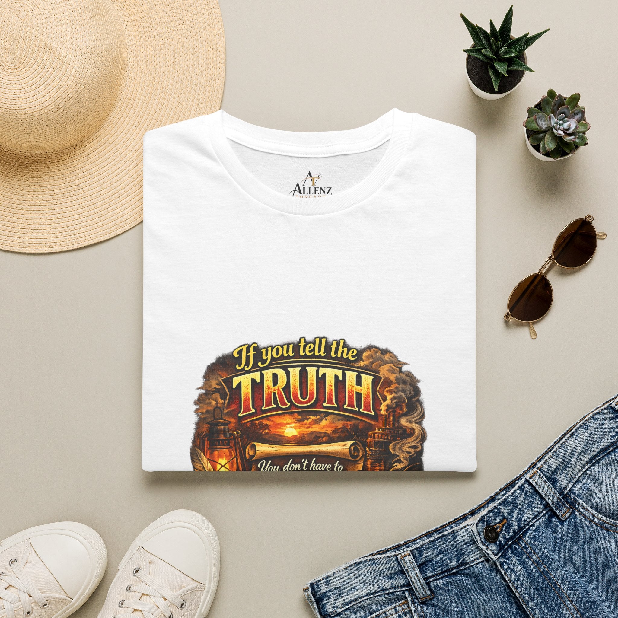 If you tell the truth Unisex Softstyle T-Shirt