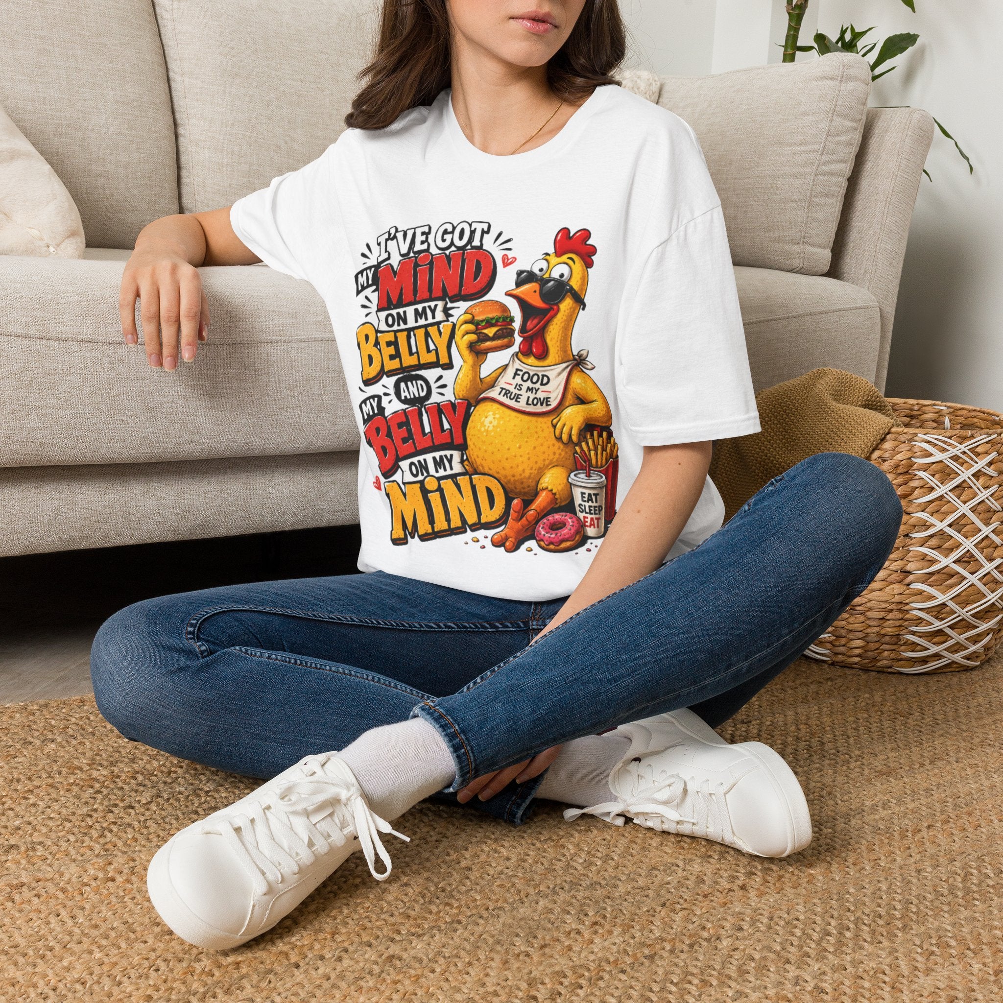 I've Got my Mind on My Belly Unisex Softstyle T-Shirt