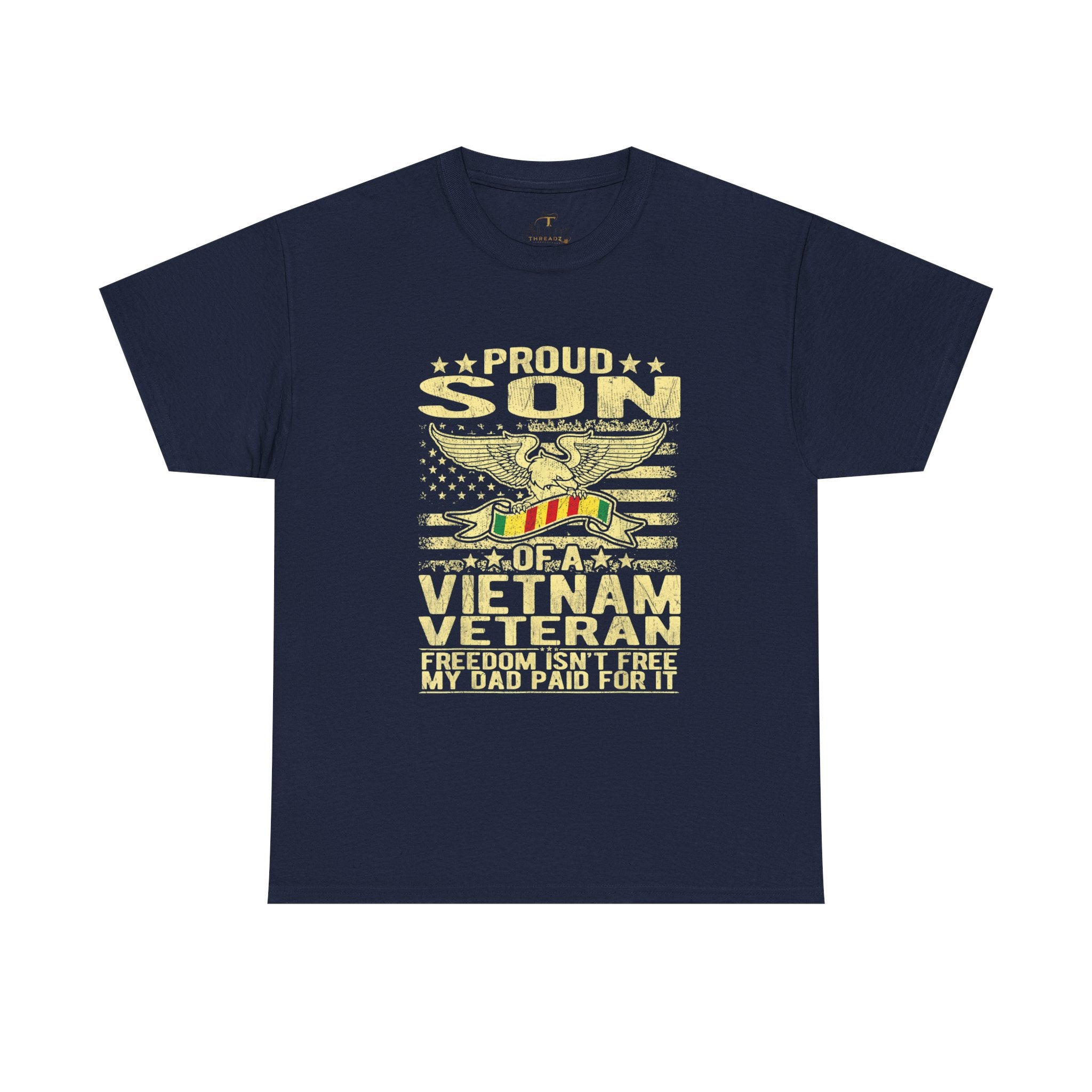 Unisex Heavy Cotton Tee  Proud Son of a Vietnam Veteran