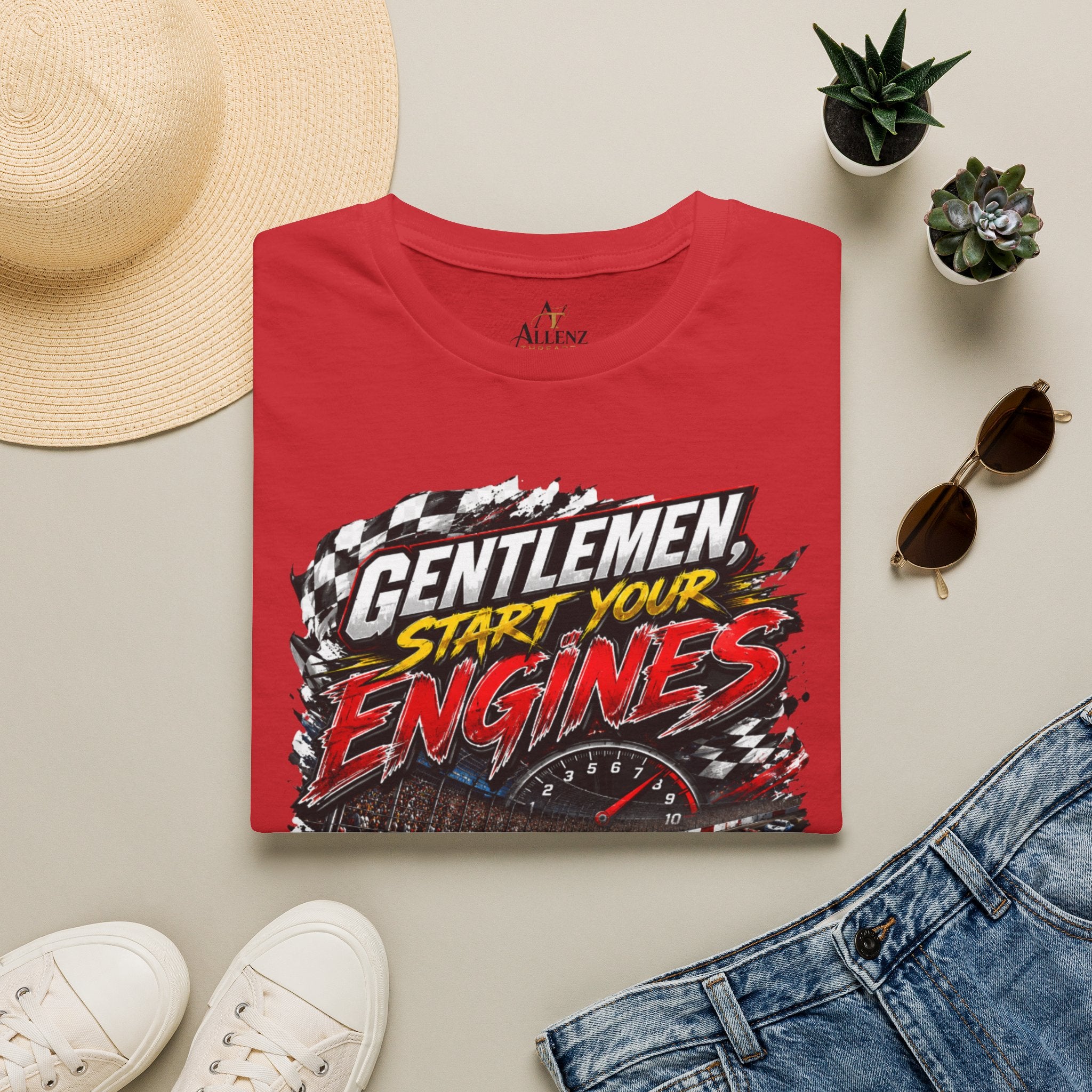 Start Your Engines Racing Unisex Softstyle T-Shirt