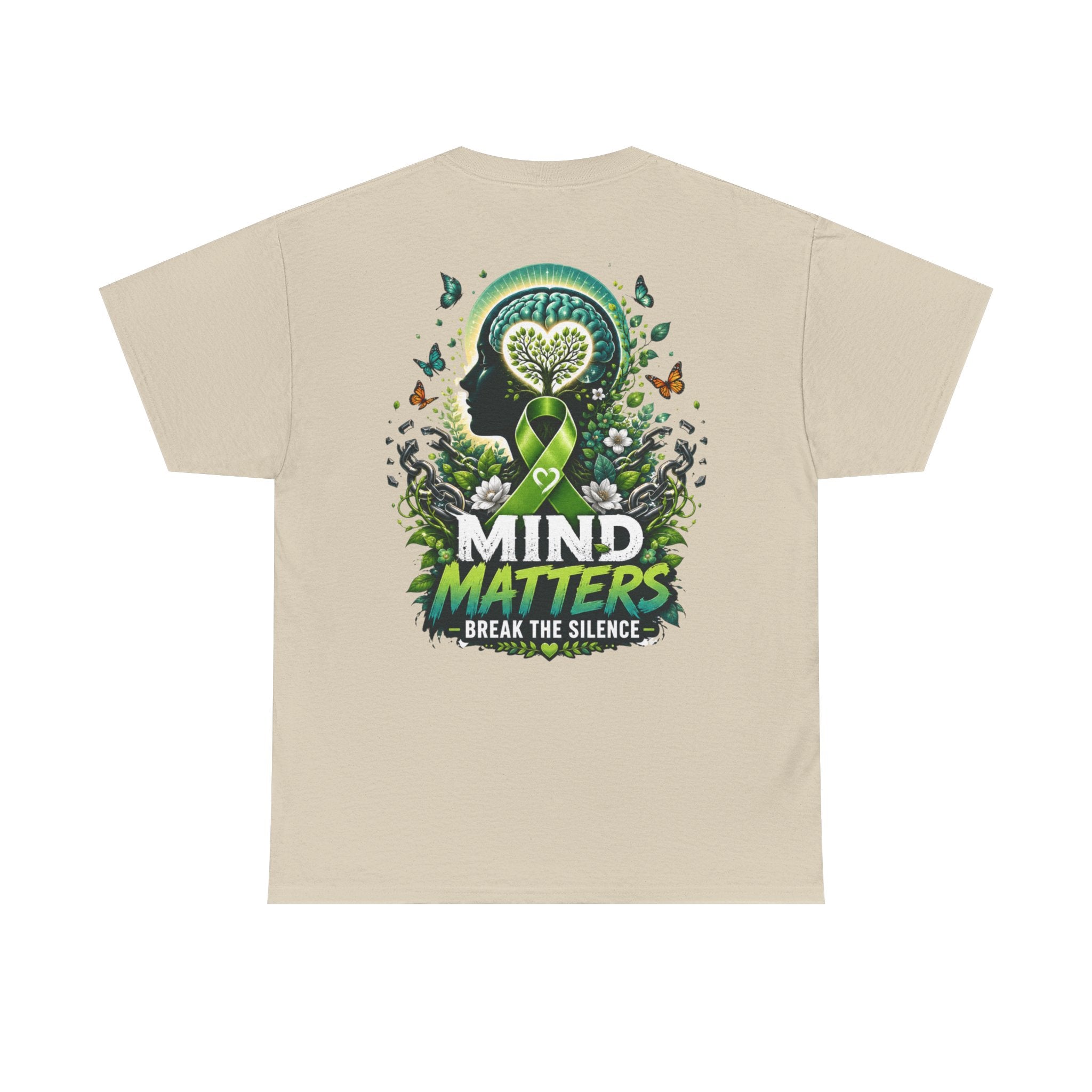 Break the Silence Mental Health Unisex Heavy Cotton Tee