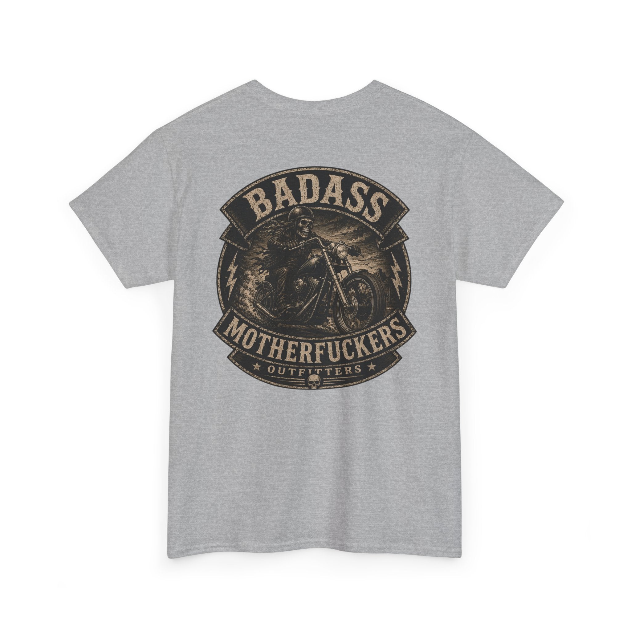 Badass Motherfu.... Bike Unisex Heavy Cotton Tee