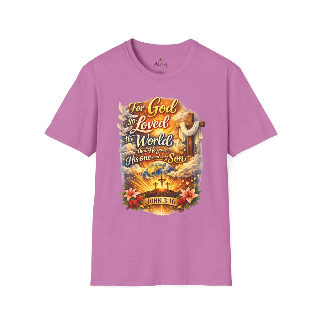For God So Loved The World Unisex Softstyle T-Shirt