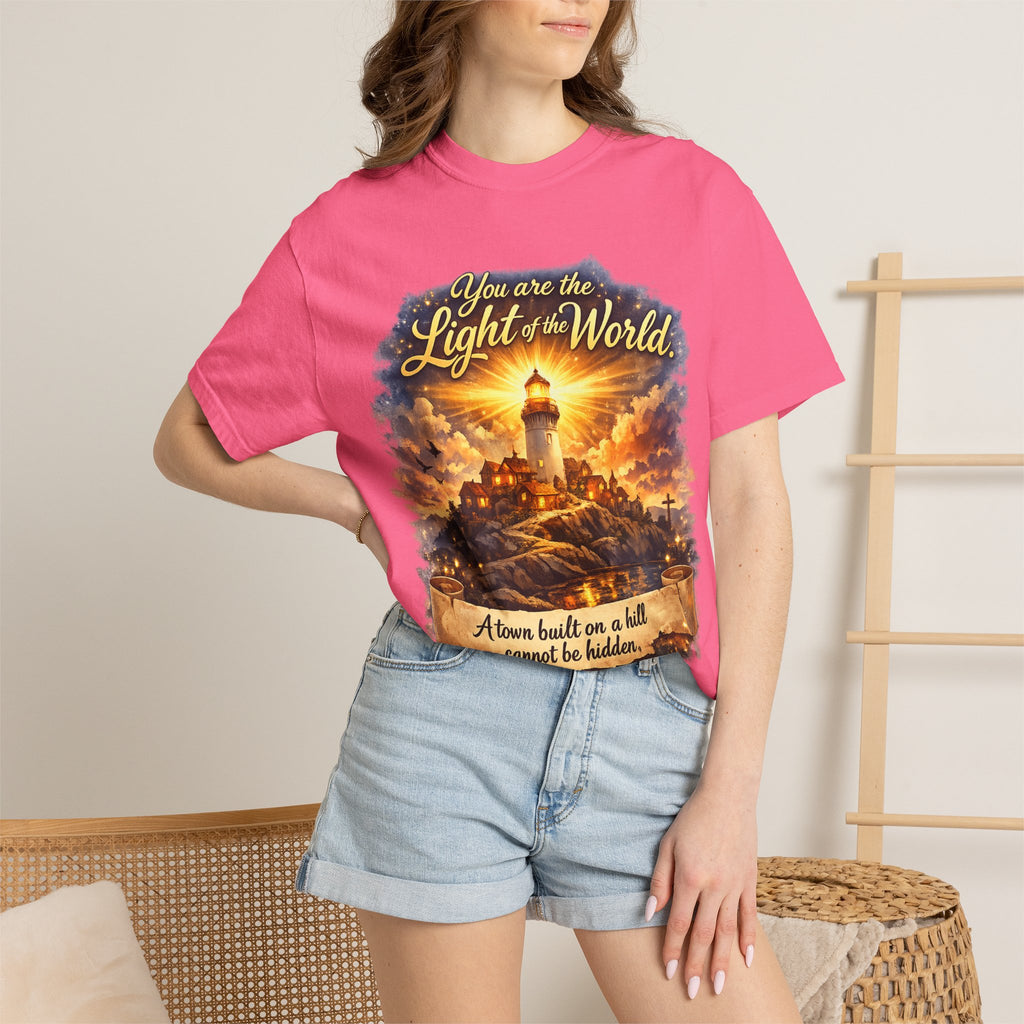 You Are the Light of the World T-Shirt — Lighthouse Faith Graphic Tee