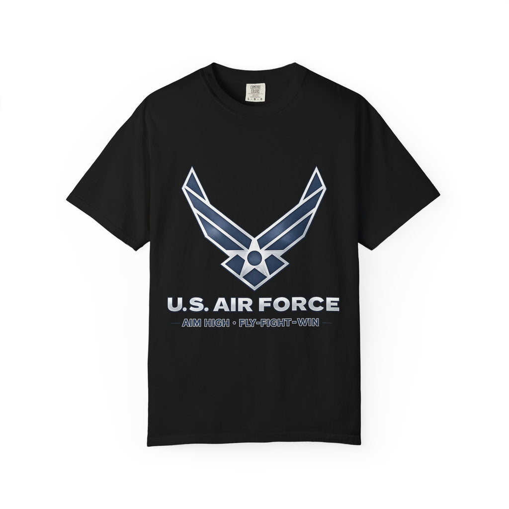 U.S. Air Force Logo T-Shirt — Aim High • Fly Fight Win