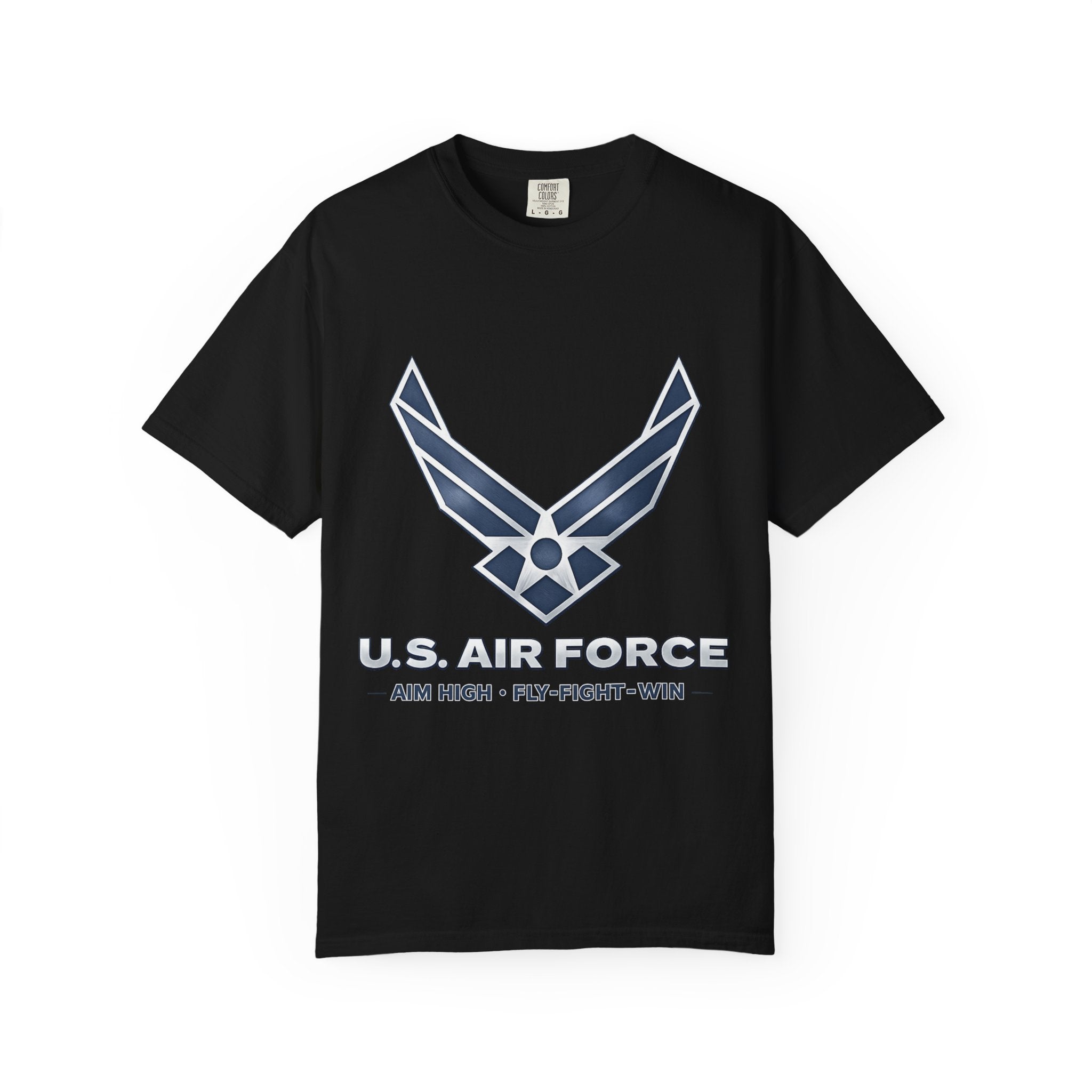 U.S. Air Force Logo T-Shirt — Aim High • Fly Fight Win