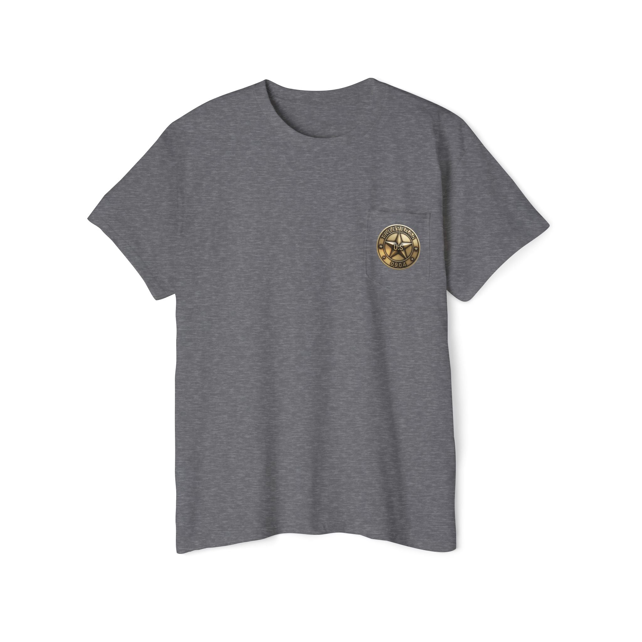 True Texan Badge Unisex Heavy Cotton Pocket Tee